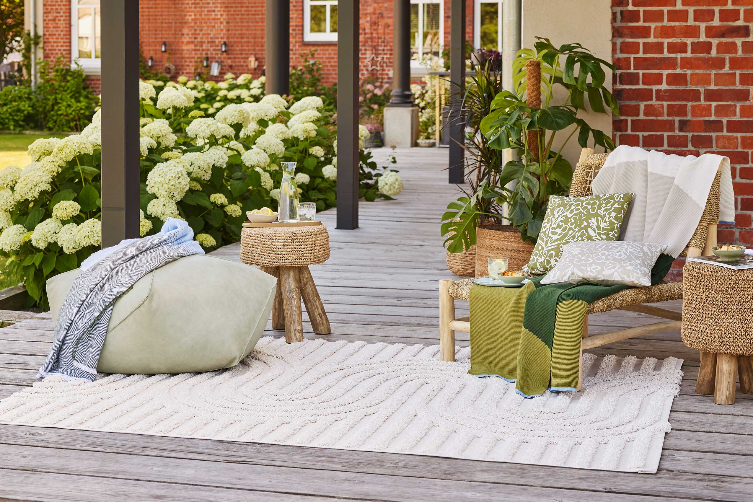 Esprit Teppich In- und Outdoor Creme Beige 