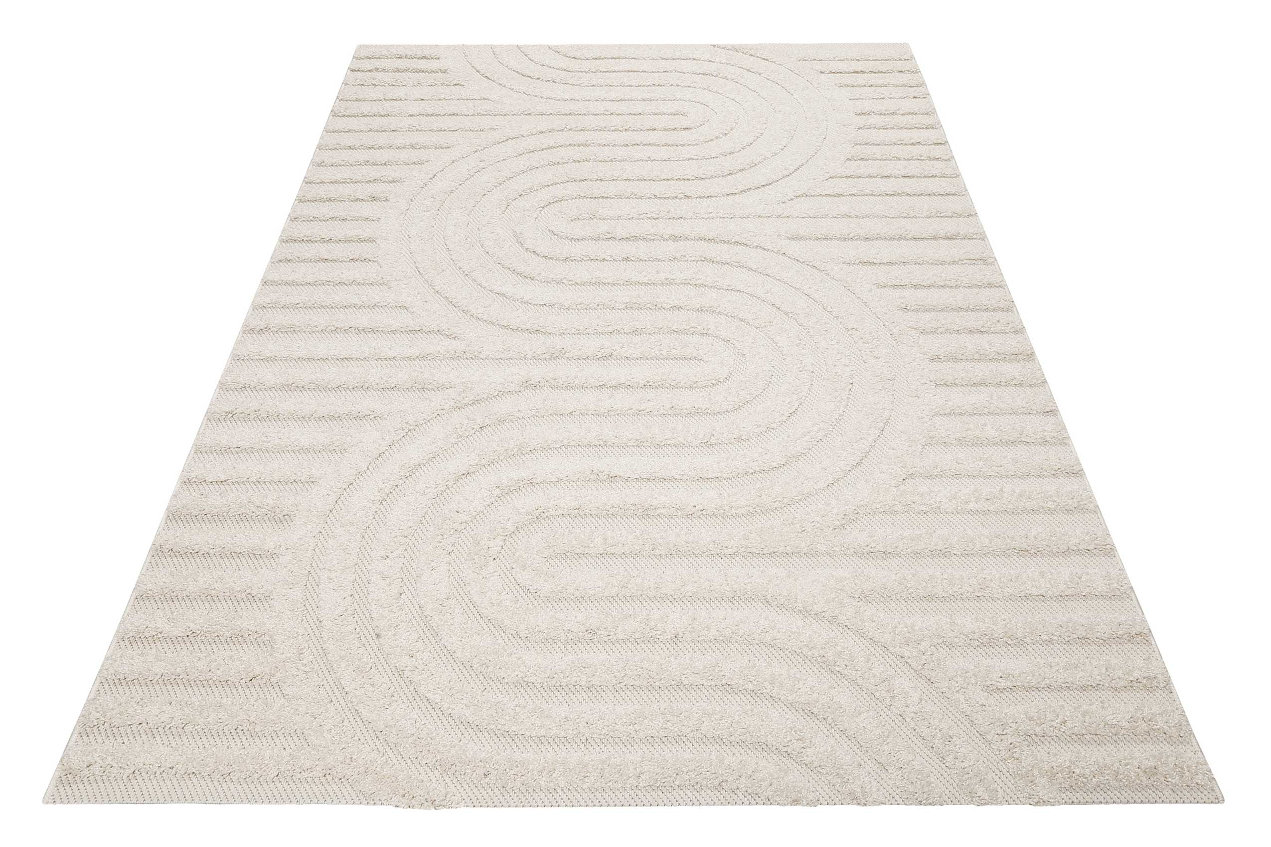 Esprit Teppich In- und Outdoor Creme Beige » Miles « - Ansicht 2