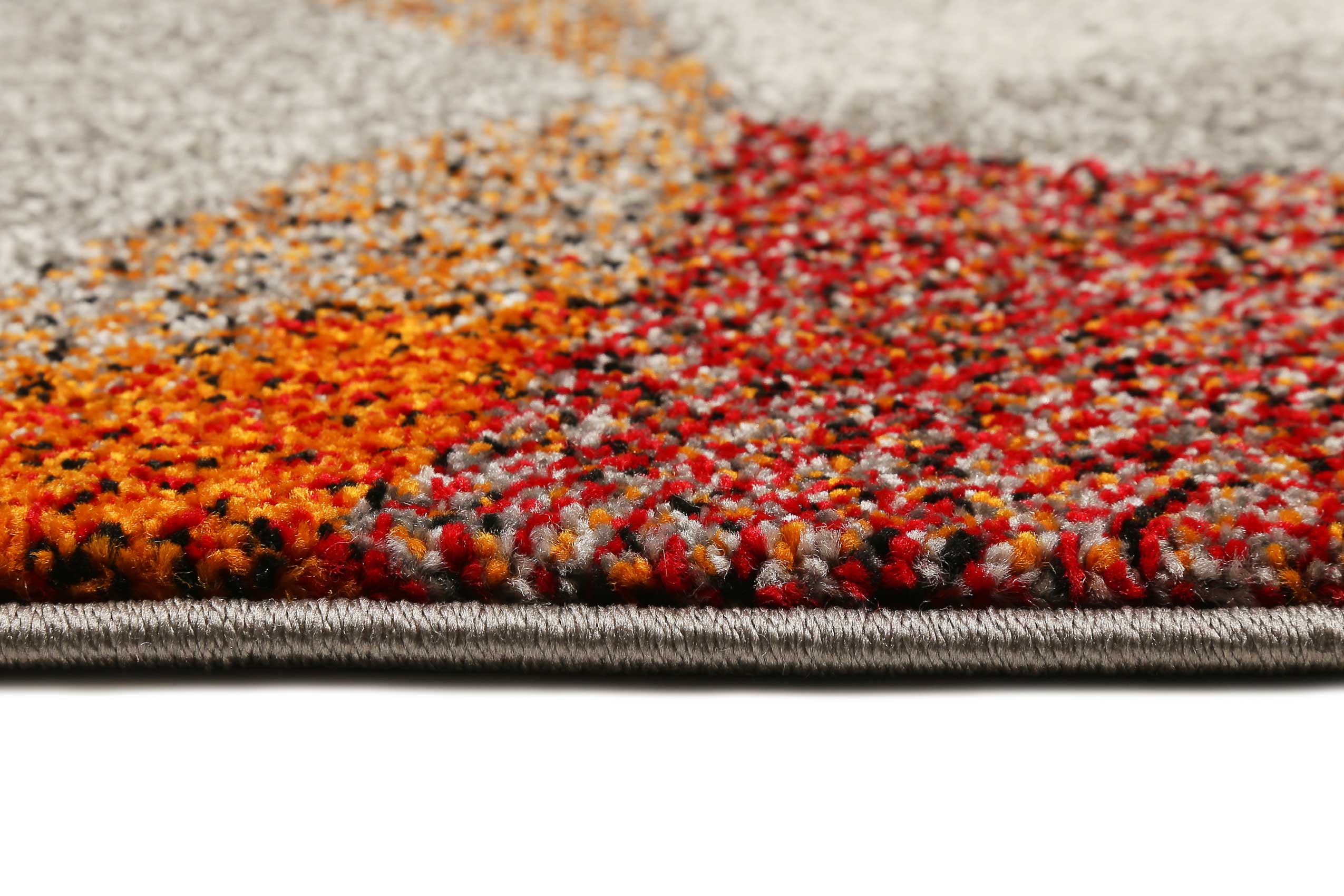Esprit Teppich Rot Grau 
