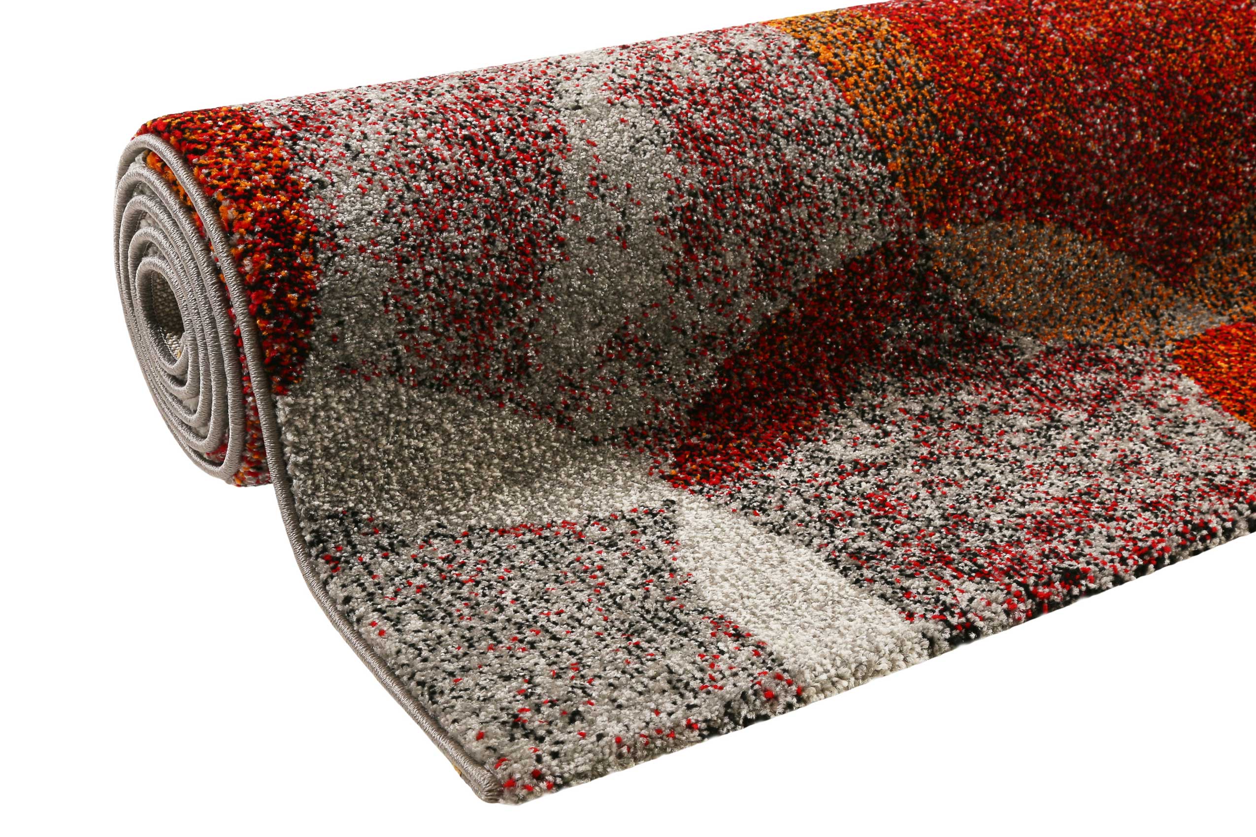 Esprit Teppich Rot Grau 