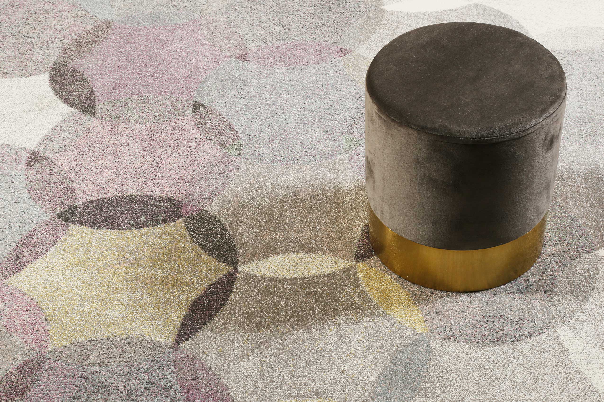Esprit Teppich Grau Taupe Rosa 