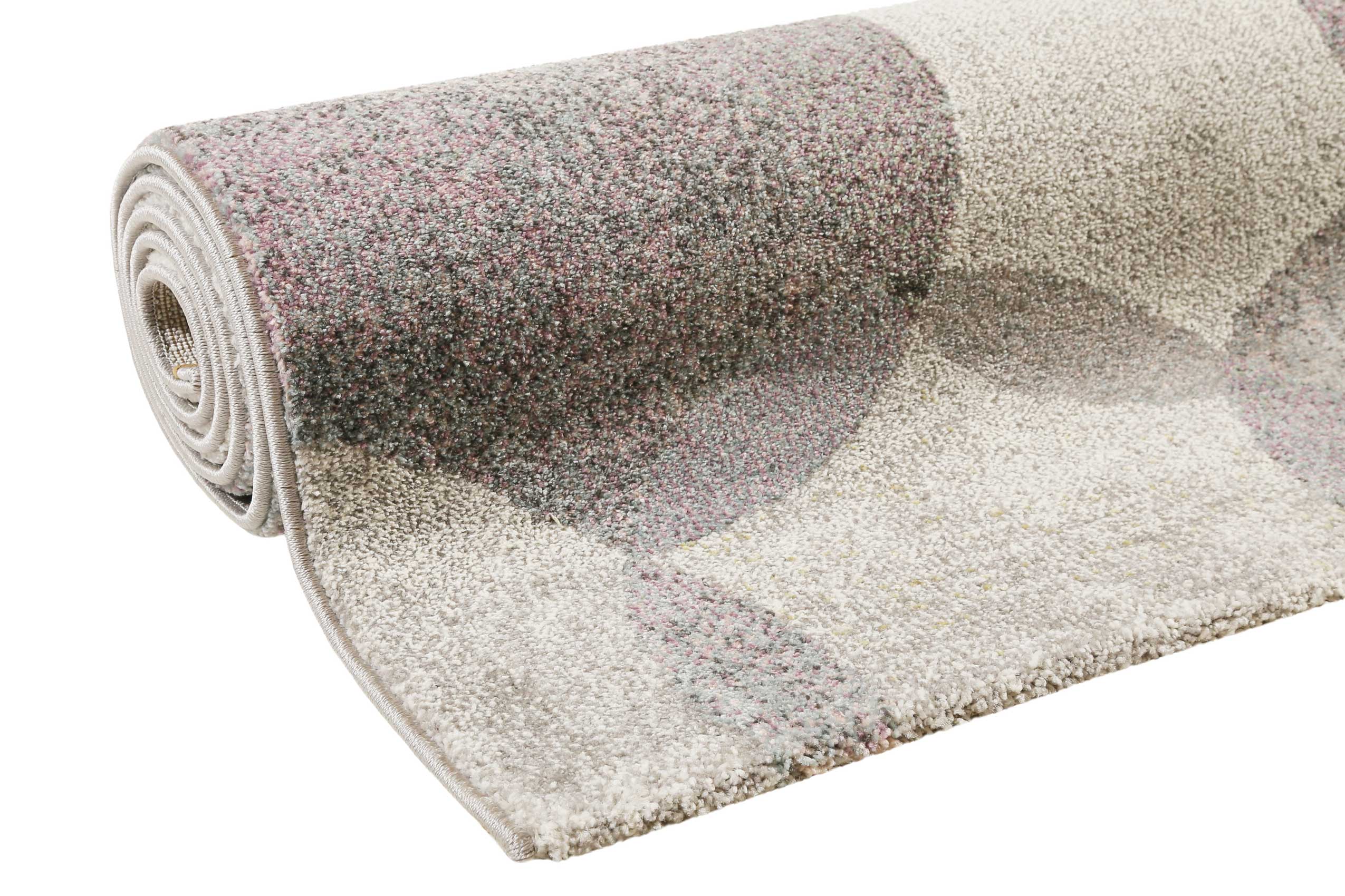 Esprit Teppich Grau Taupe Rosa 