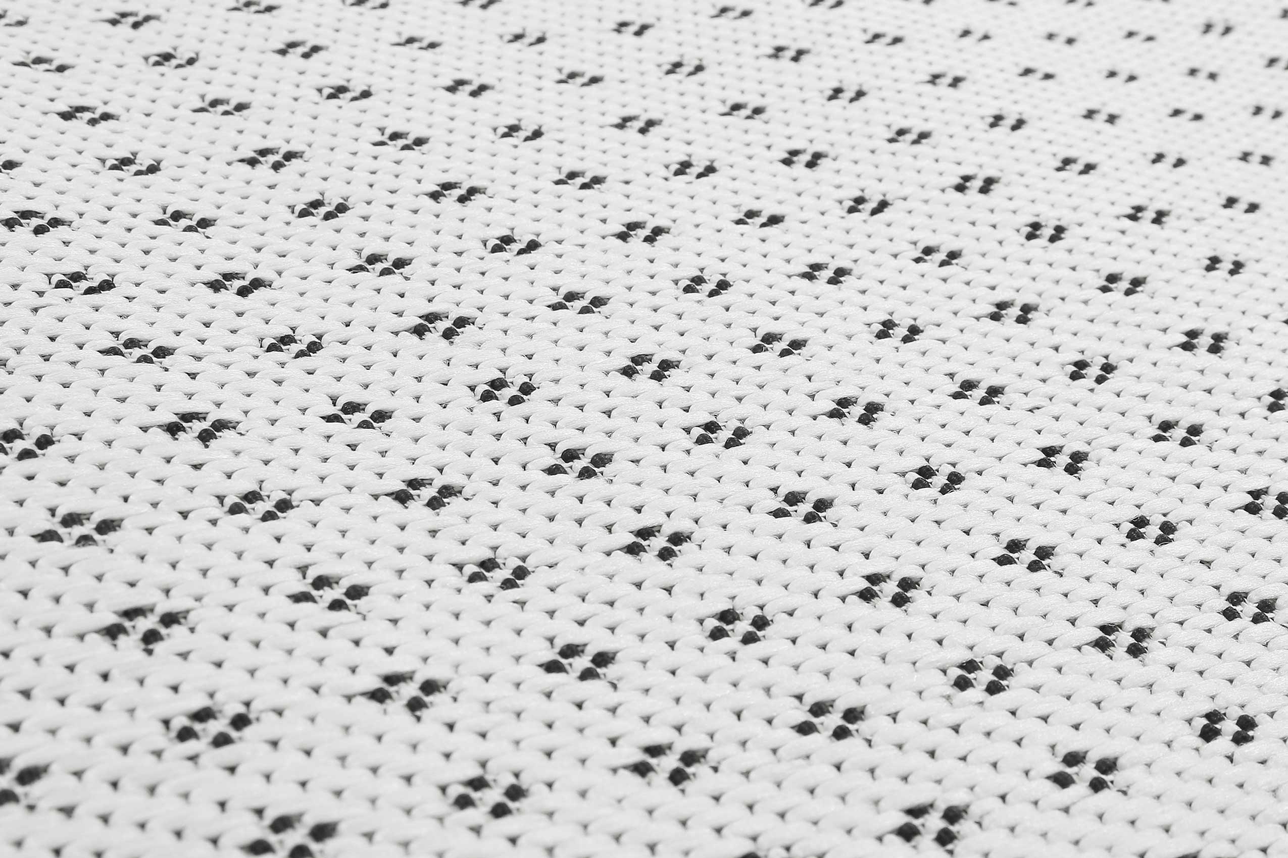 Esprit Teppich Weiß Schwarz In & Outdoor 
