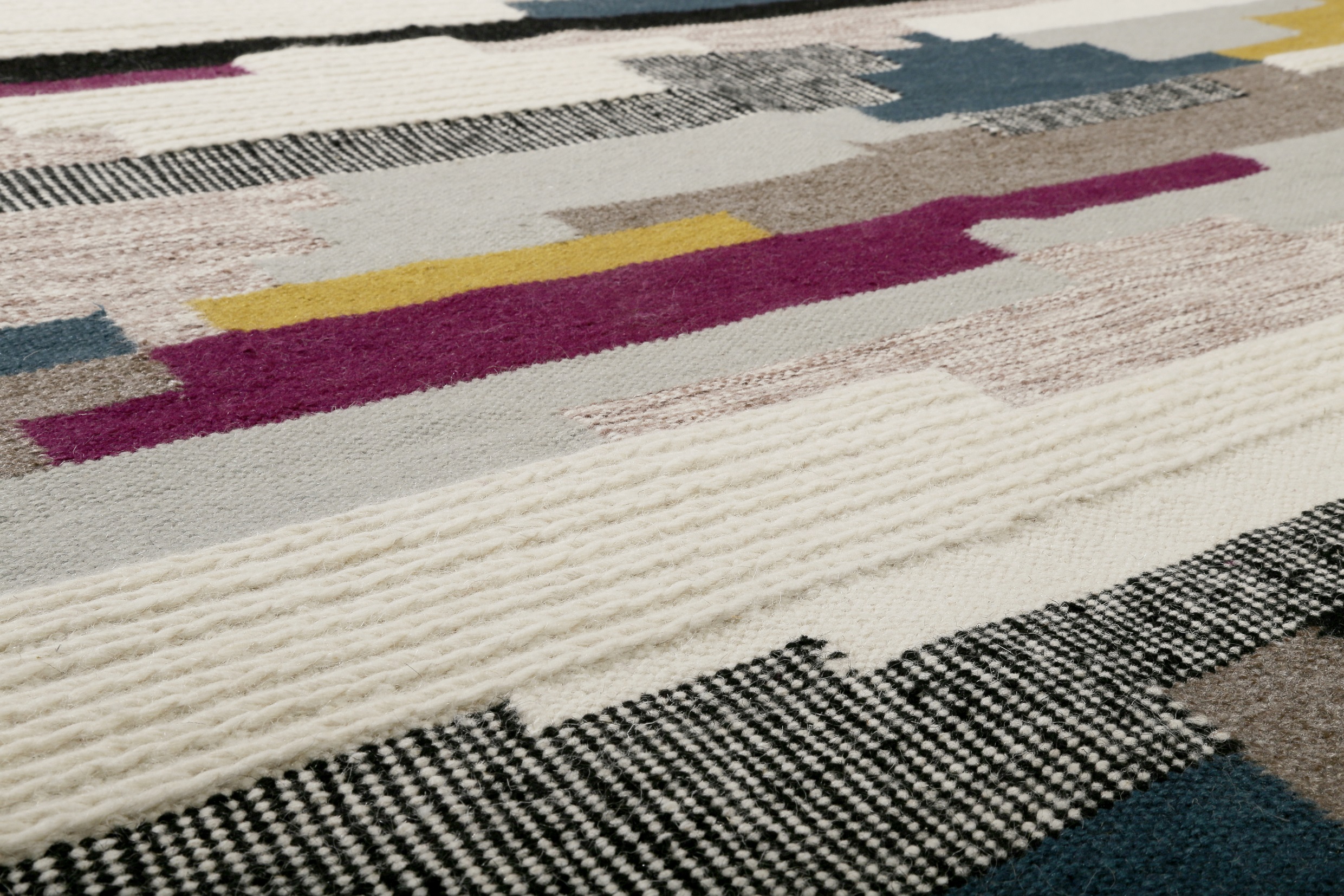 Esprit Kelim Beige Bunt aus Wolle » Natham « - Ansicht 5