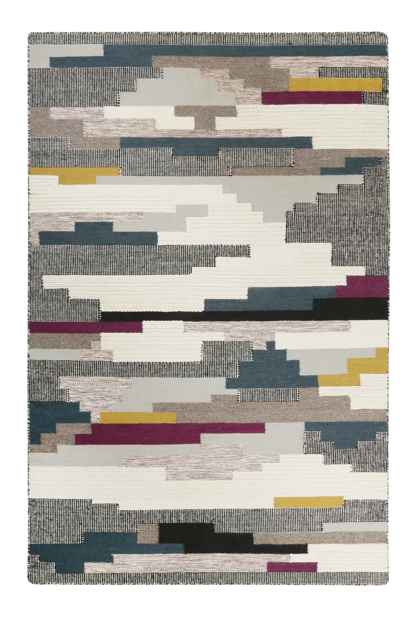 Esprit Kelim Beige Bunt aus Wolle » Natham « - Ansicht 1