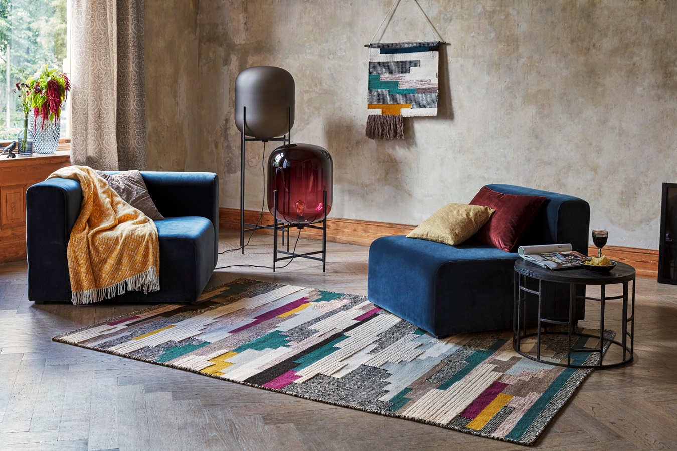 Esprit Kelim Beige Bunt aus Wolle » Natham « - Ansicht 6