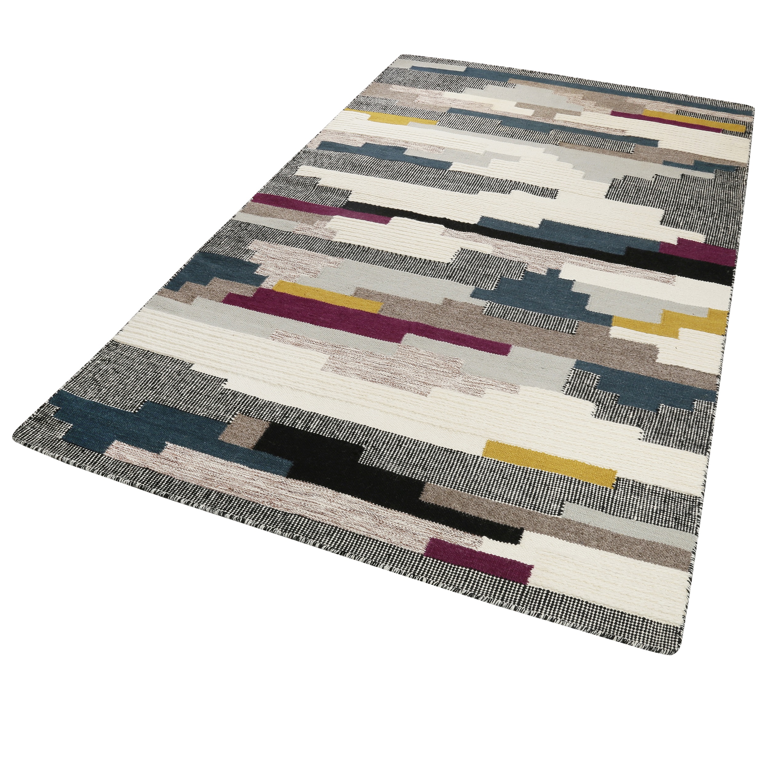 Esprit Kelim Beige Bunt aus Wolle » Natham « - Ansicht 2