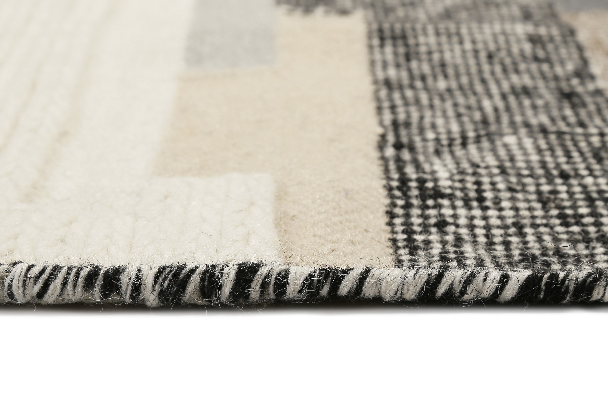 Esprit Kelim Beige Taupe aus Wolle 