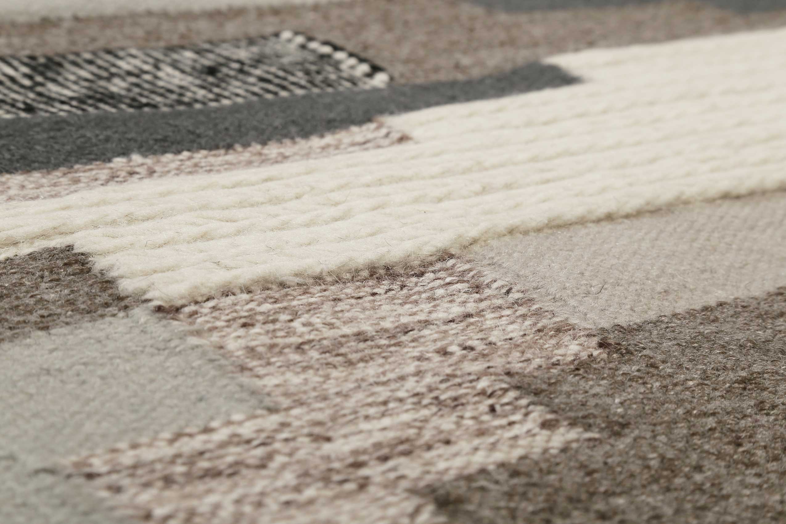 Esprit Kelim Beige Taupe aus Wolle 