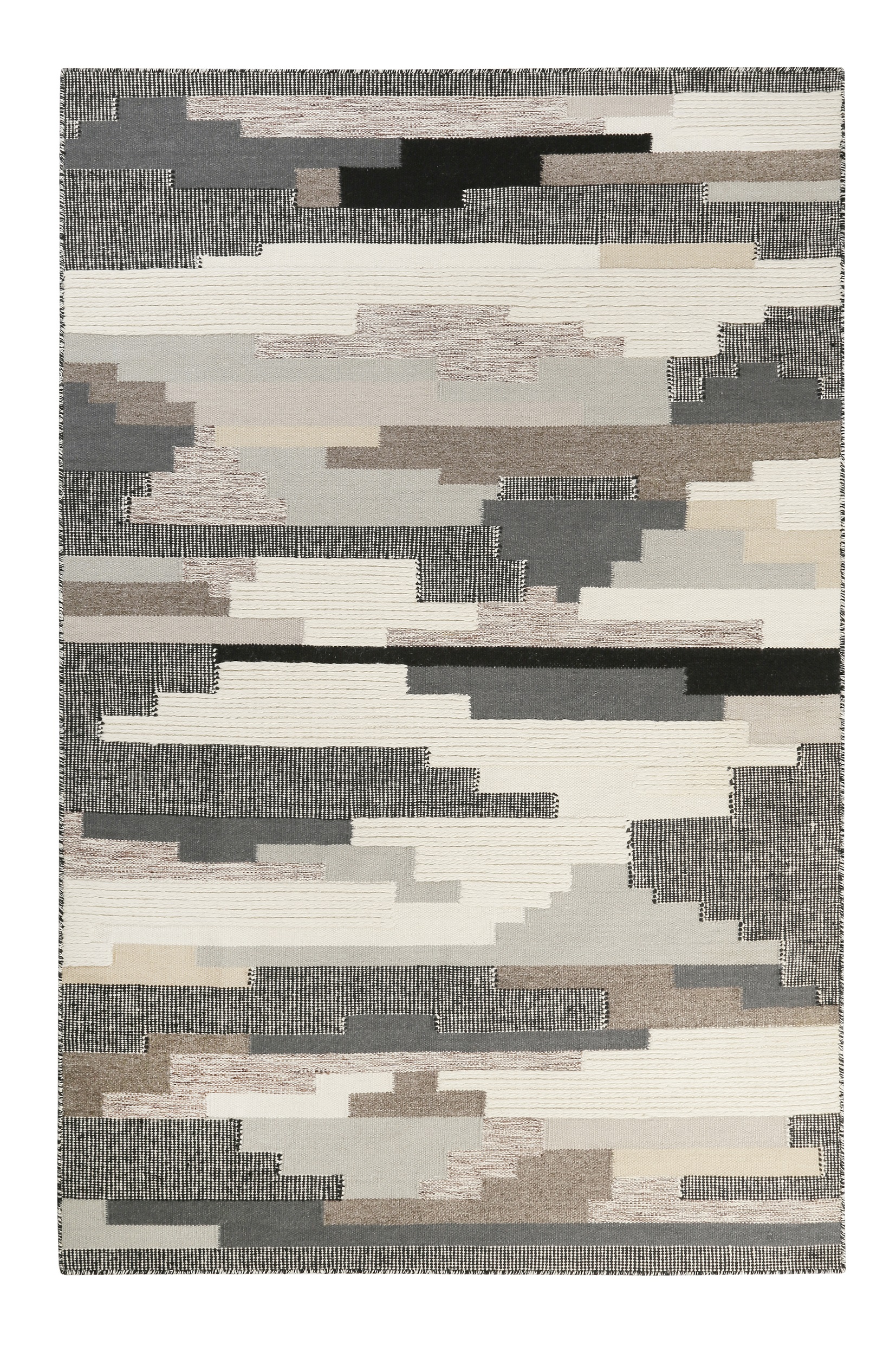 Esprit Kelim Beige Taupe aus Wolle 