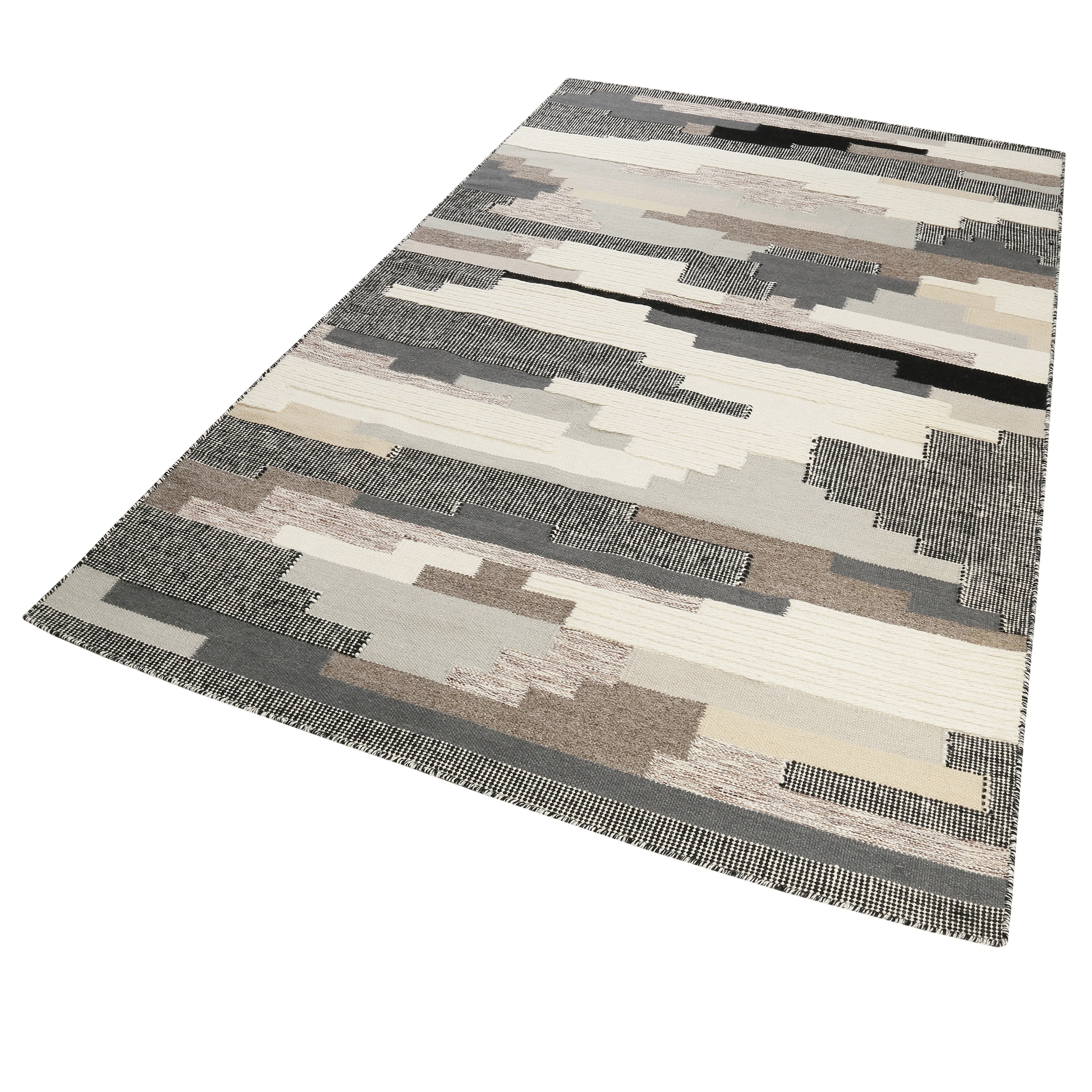 Esprit Kelim Beige Taupe aus Wolle 
