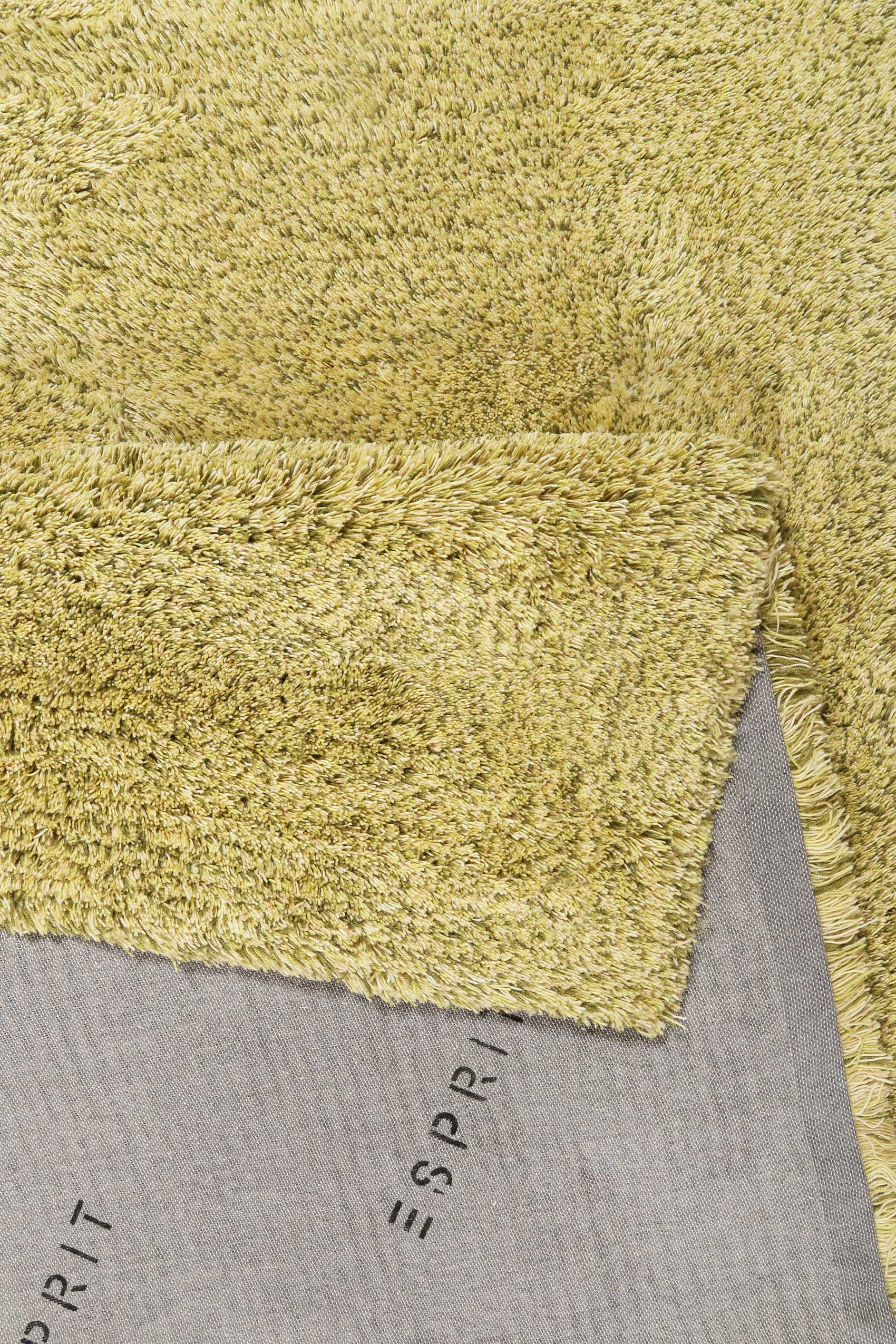 Esprit Wollteppich Grün meliert Hochflor 