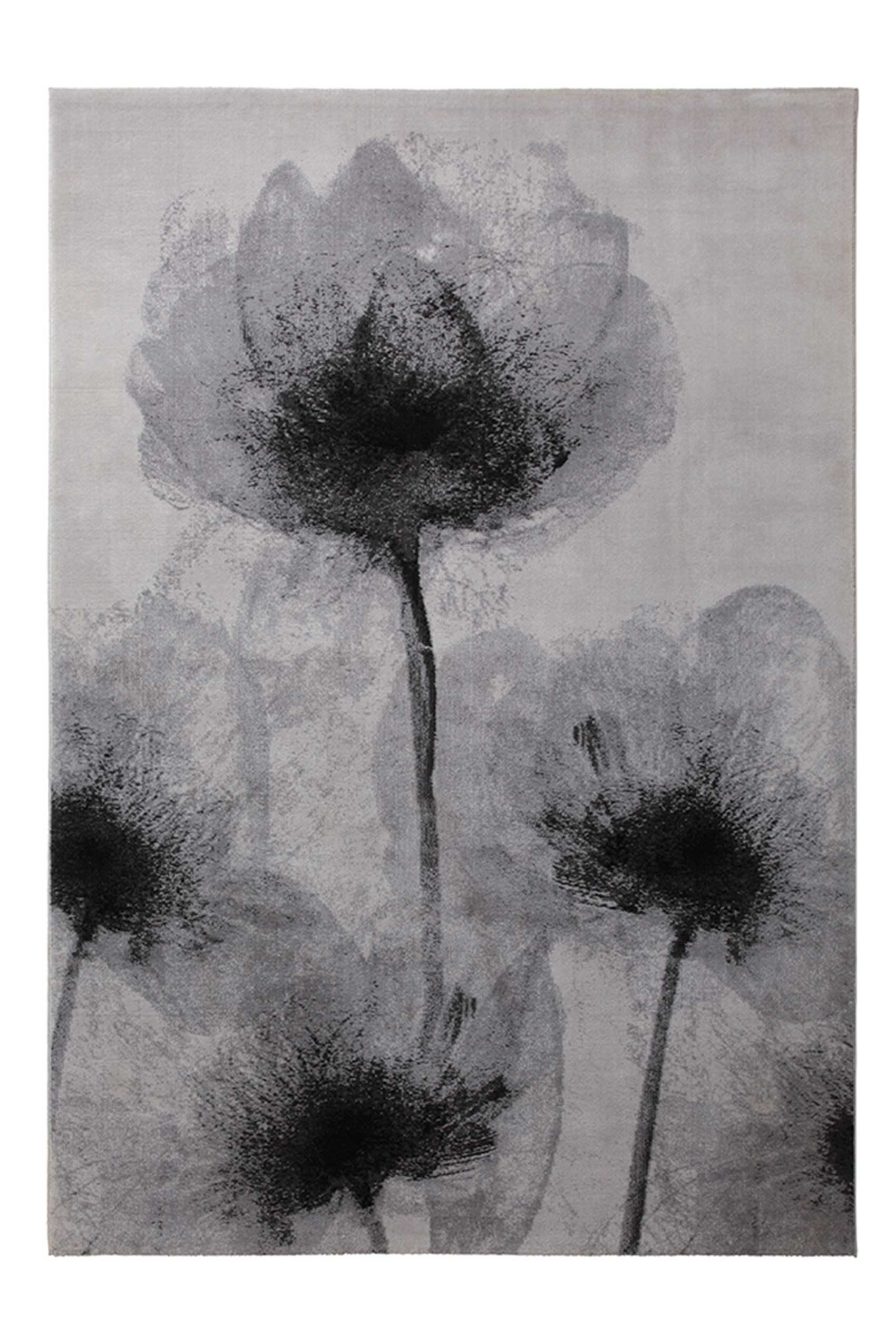Esprit Teppich Grau Anthrazit Kurzflor 