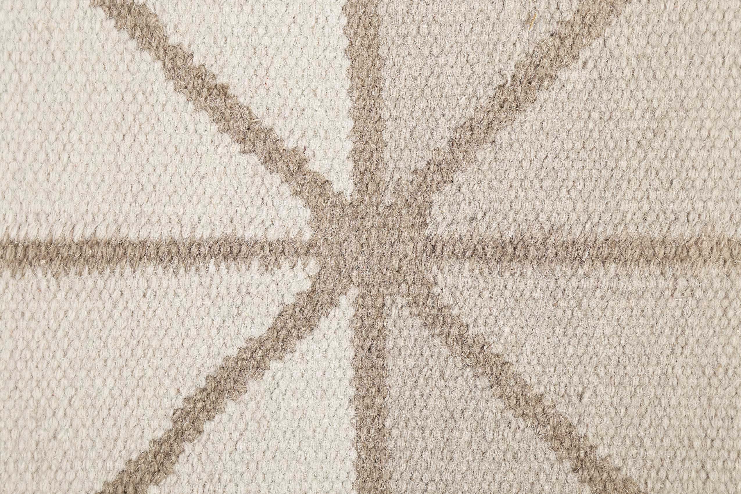 Esprit Kelim Teppich Sand Beige aus Wolle » Noora « - Ansicht 5
