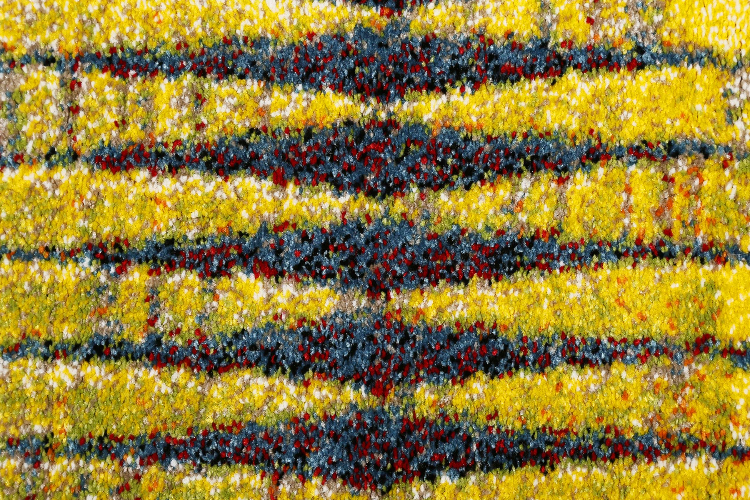 Esprit Teppich Gelb Graublau Kurzflor » OceanView « - Ansicht 5