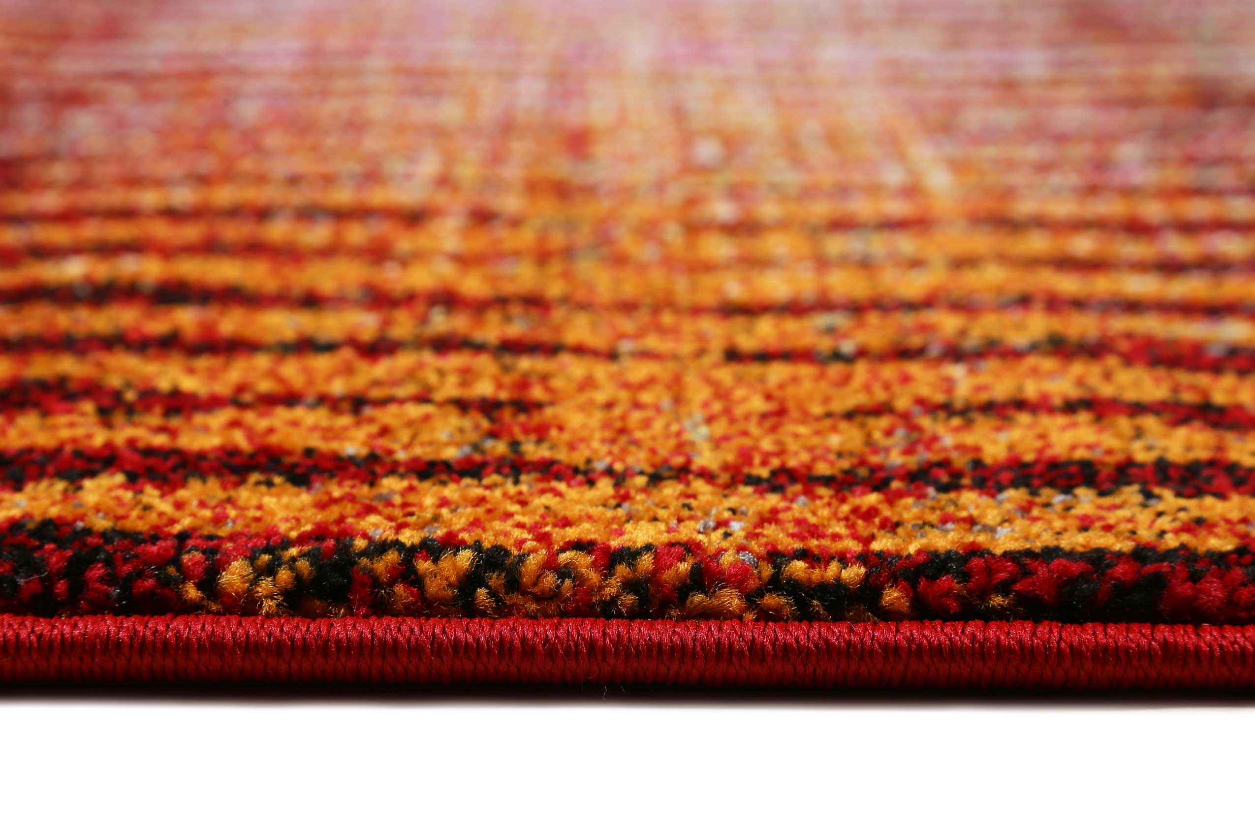 Esprit Teppich Grau Pink Orange Grün Kurzflor » OceanView « - Ansicht 4