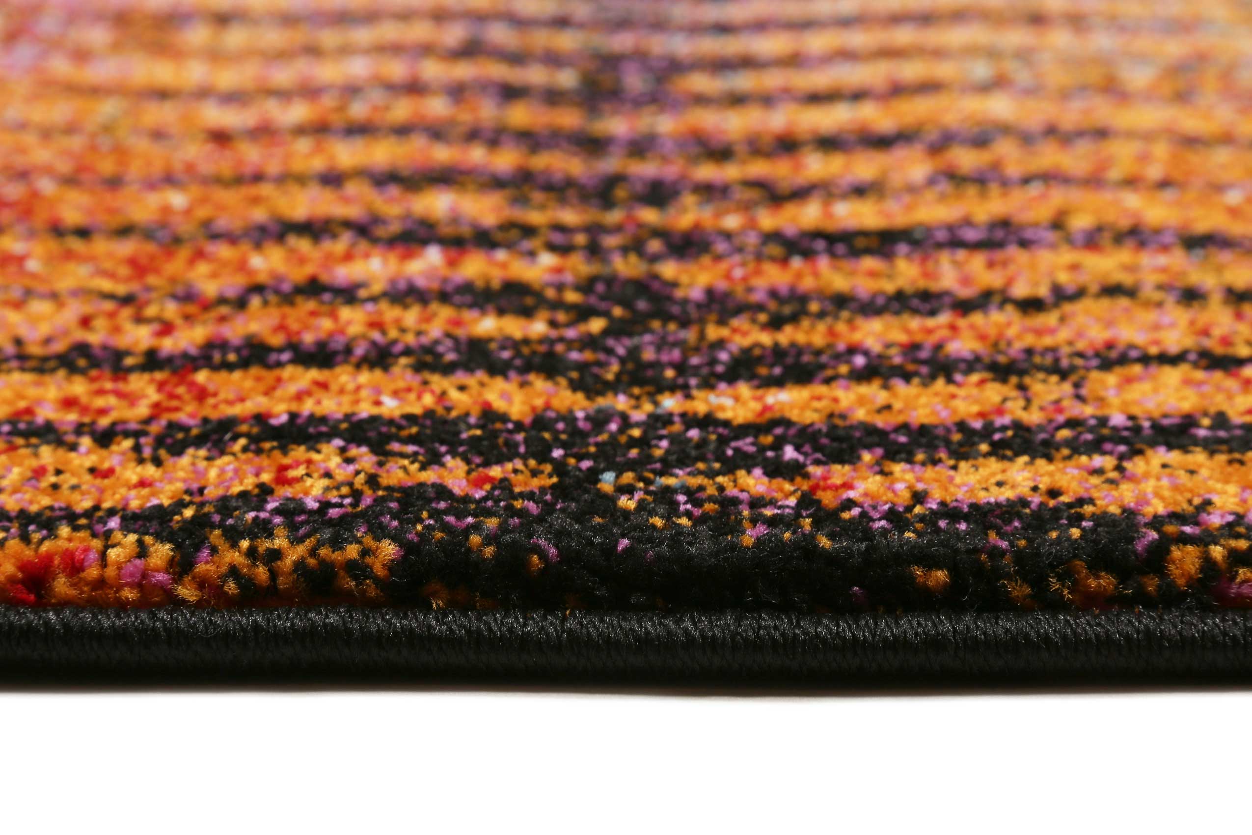 Esprit Teppich Orange Grau Bunt Kurzflor 