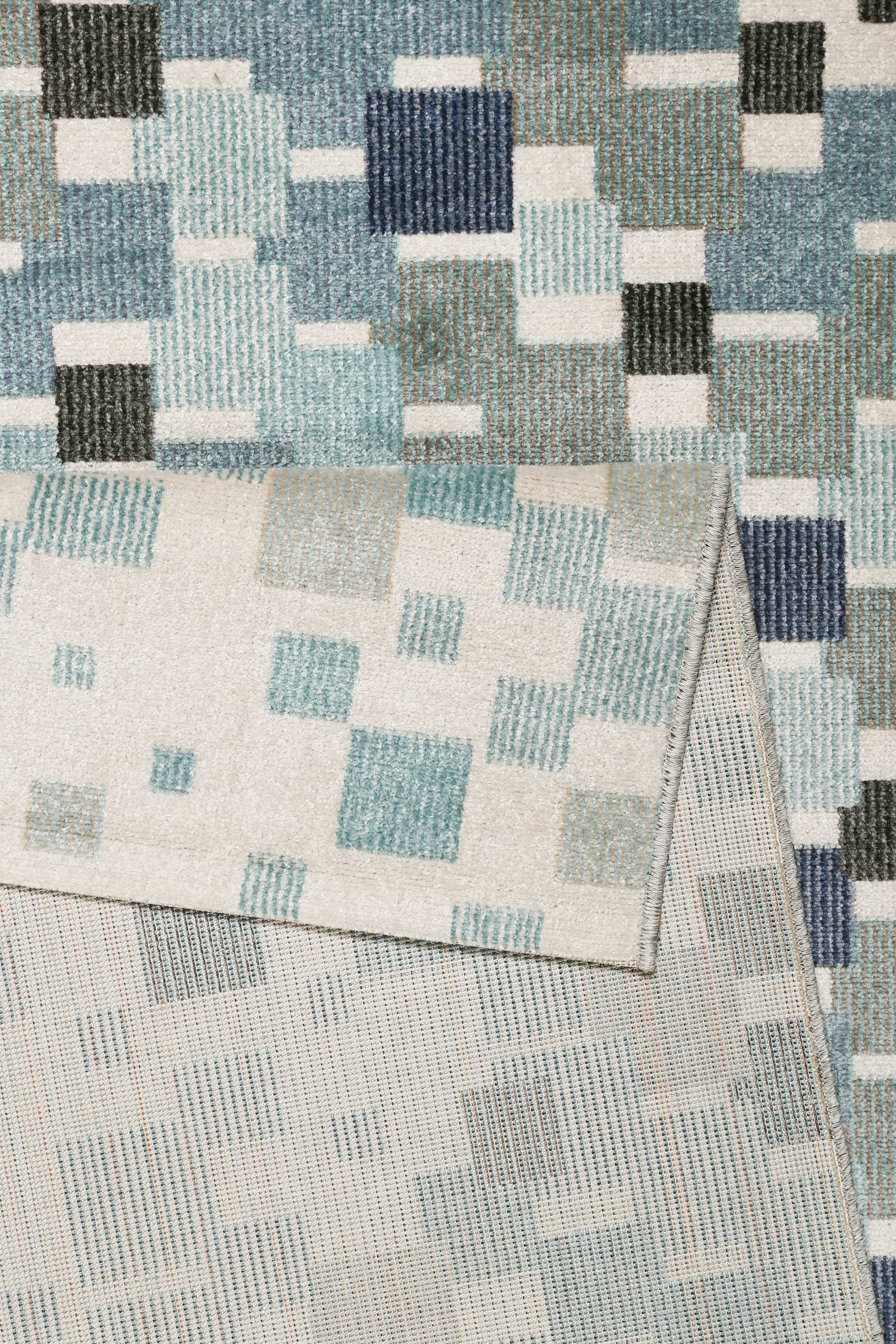 Esprit Teppich In- und Outdoor Blau Grün 
