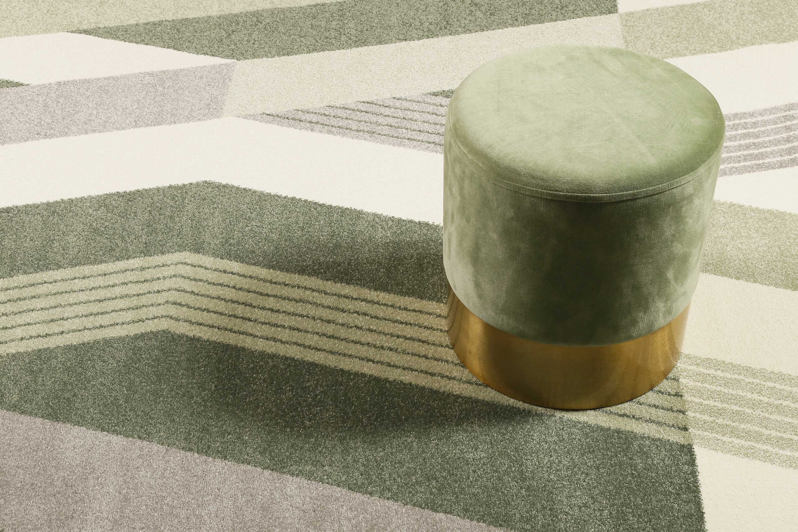 Esprit Teppich Salbeigrün Grau Beige » Palm Springs « - Ansicht 6