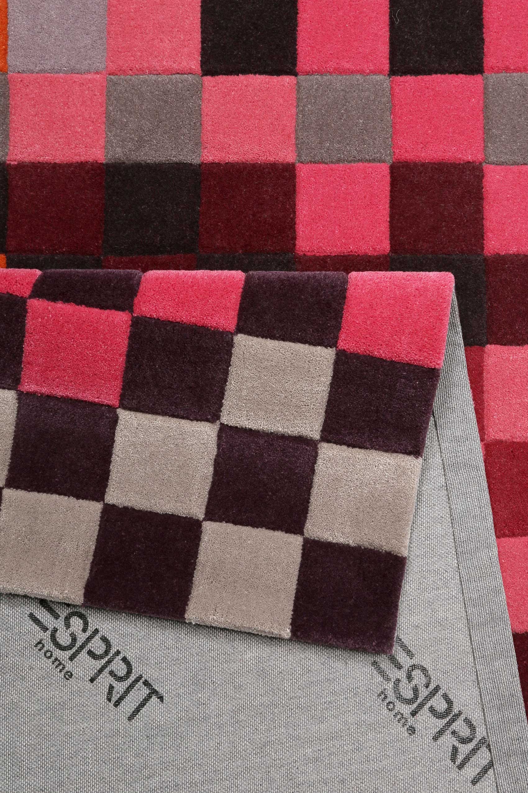 Esprit Wollteppich Rot Pink Bunt » Pixel « - Ansicht 3