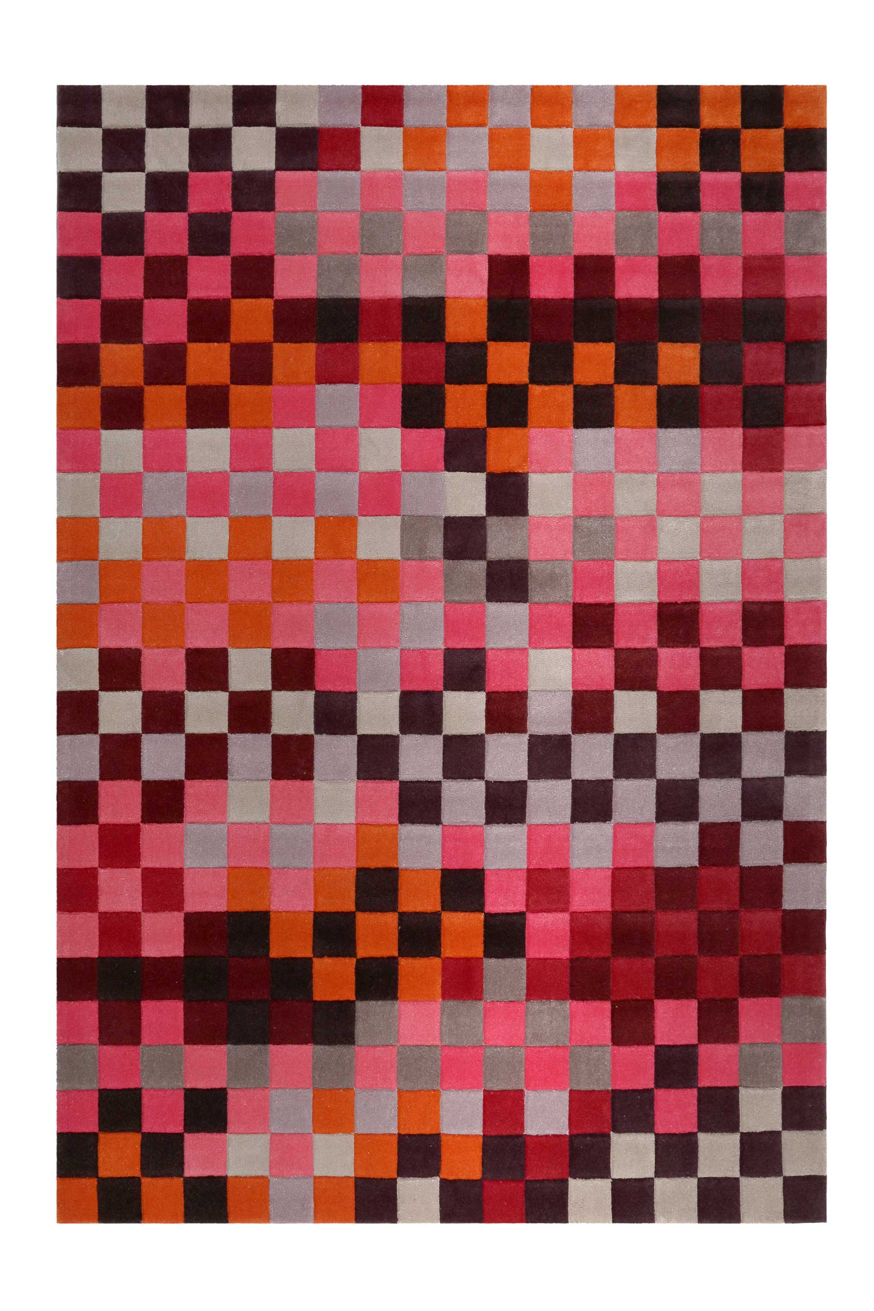 Esprit Wollteppich Rot Pink Bunt » Pixel « - Ansicht 1