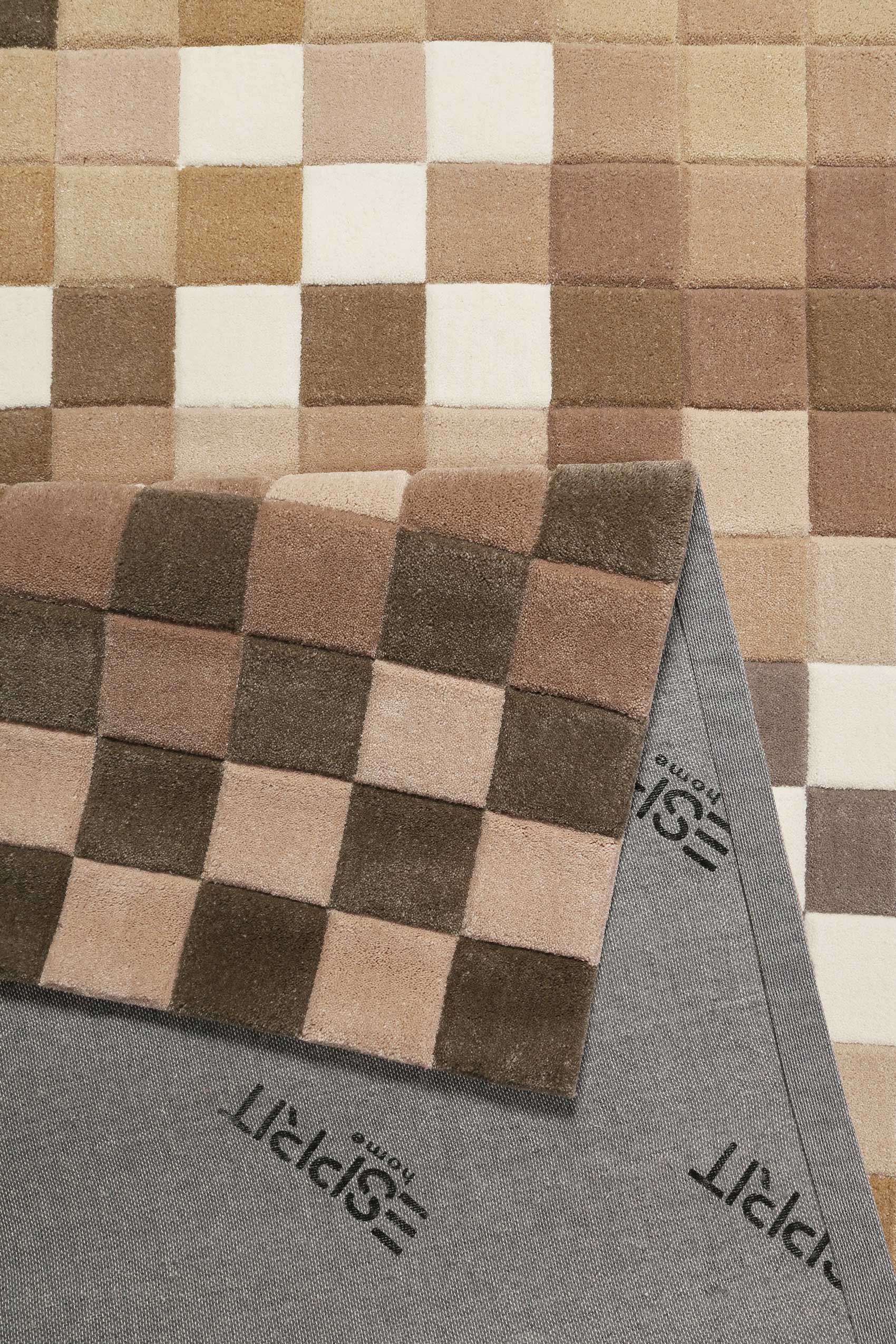 Esprit Wollteppich Beige Braun » Pixel « - Ansicht 3