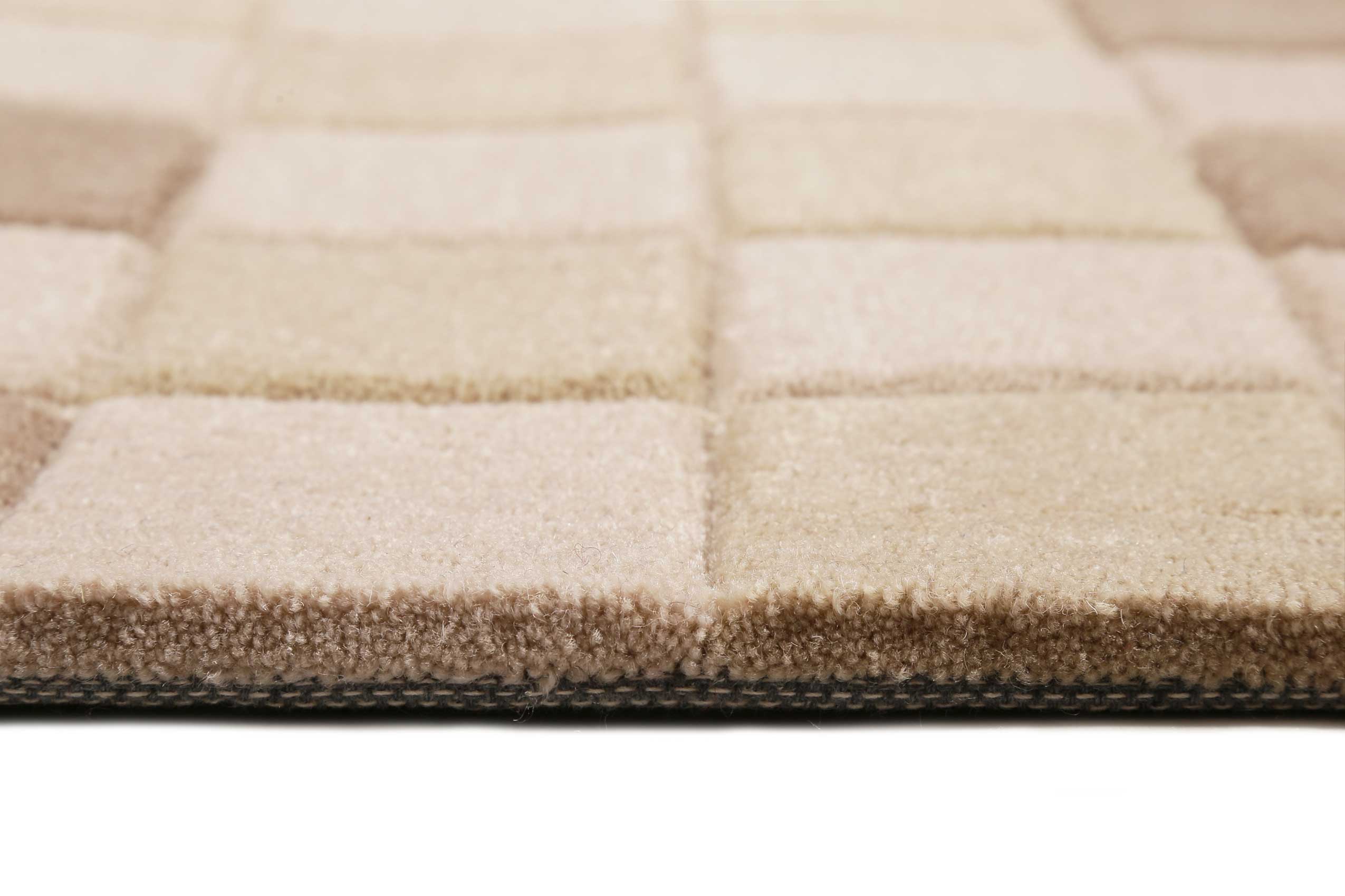 Esprit Wollteppich Beige Braun » Pixel « - Ansicht 4