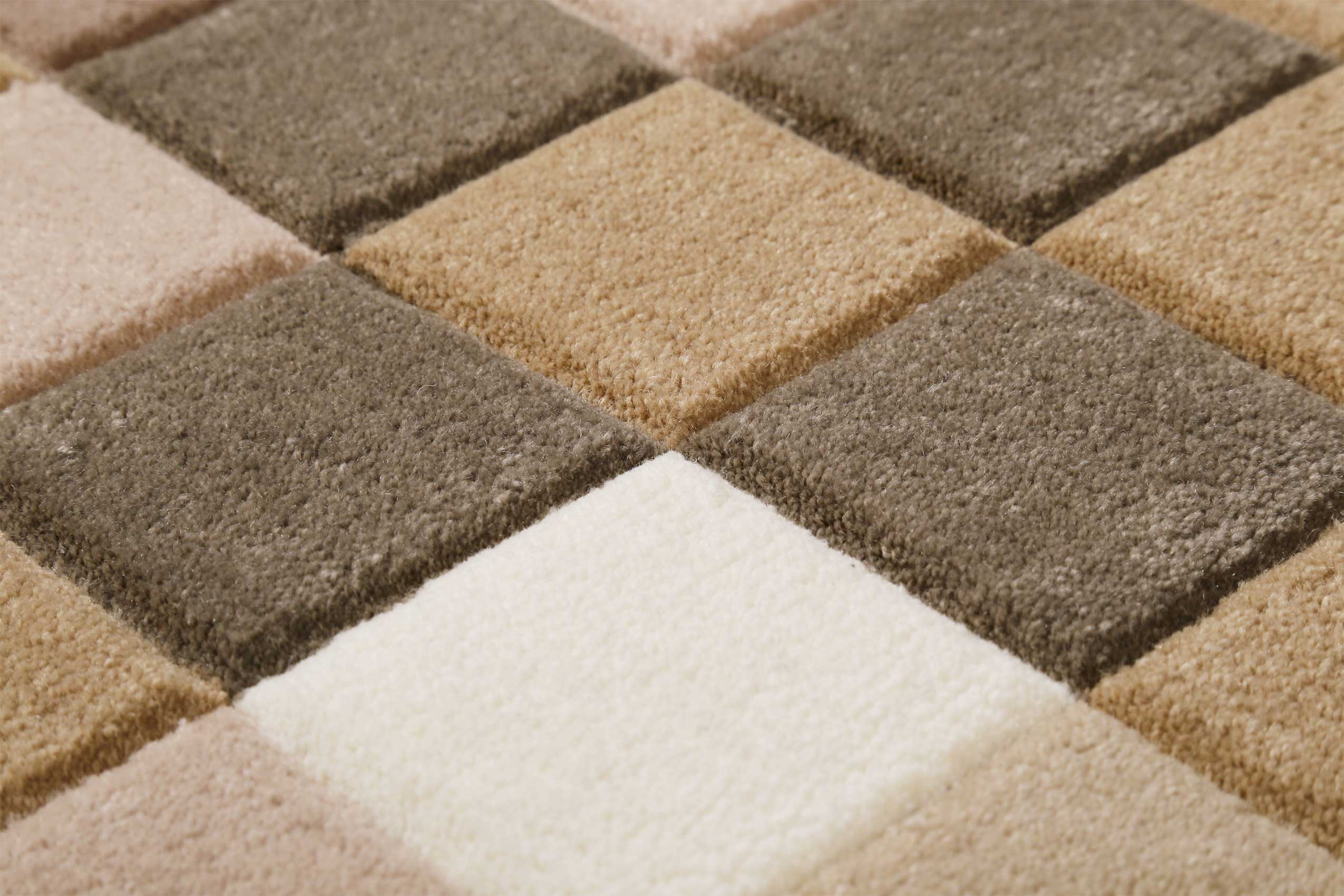 Esprit Wollteppich Beige Braun » Pixel « - Ansicht 6