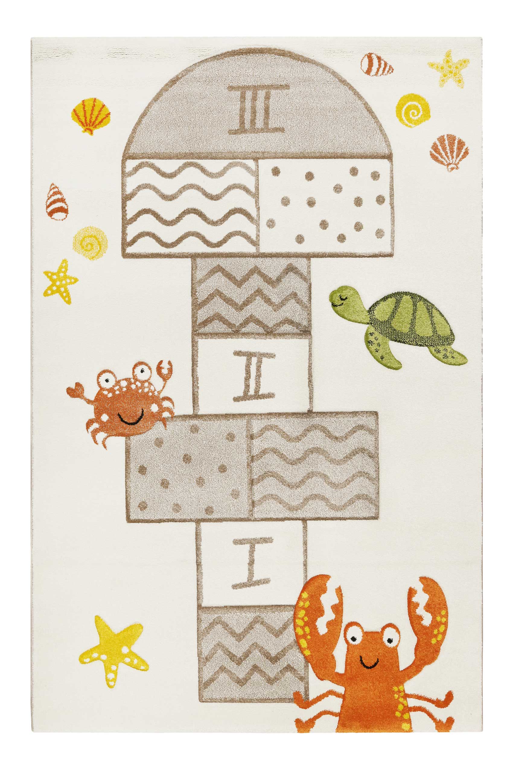 Esprit Kinderteppich Creme Beige 