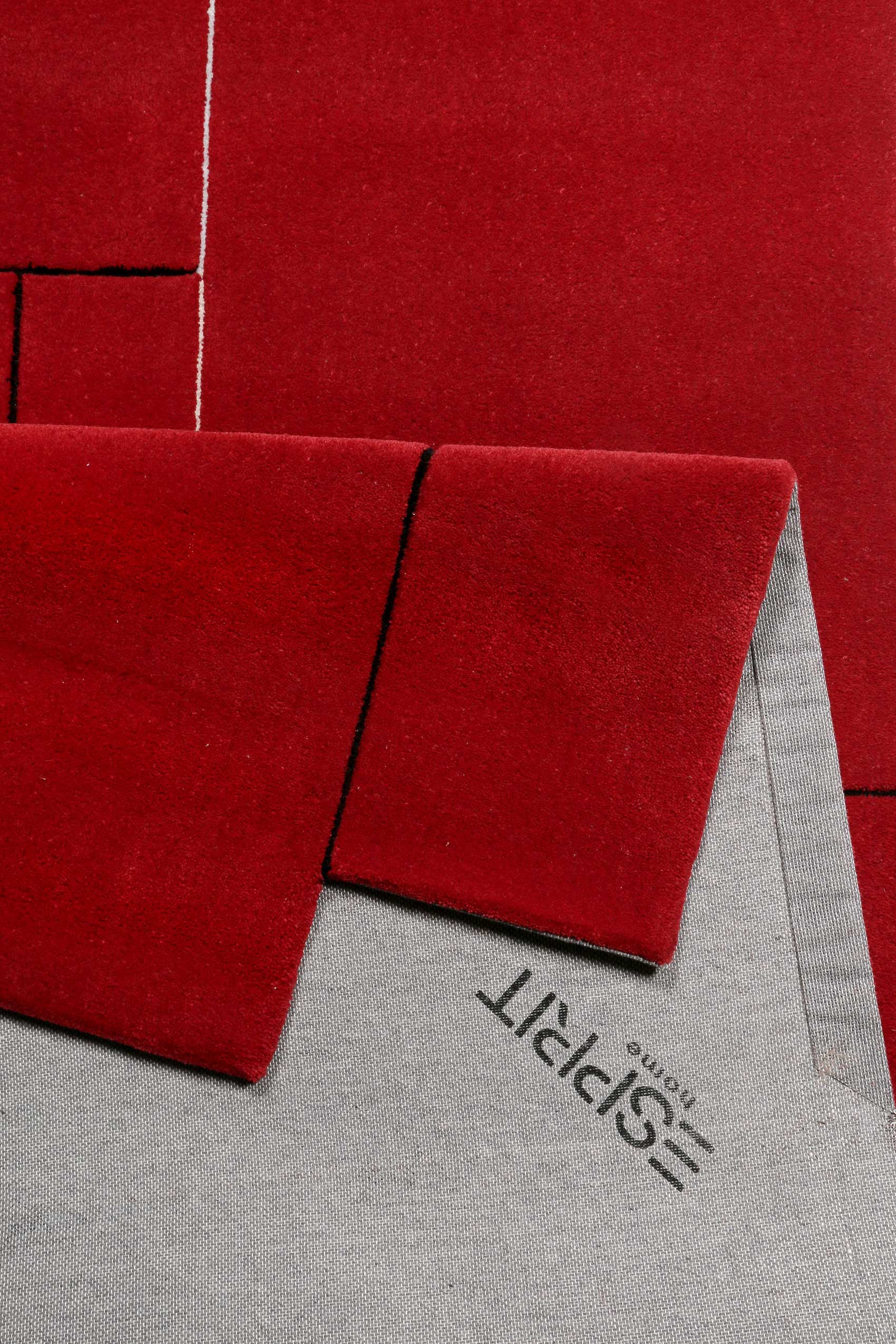 Esprit Wollteppich Rot Kurzflor » Puzzle « - Ansicht 3