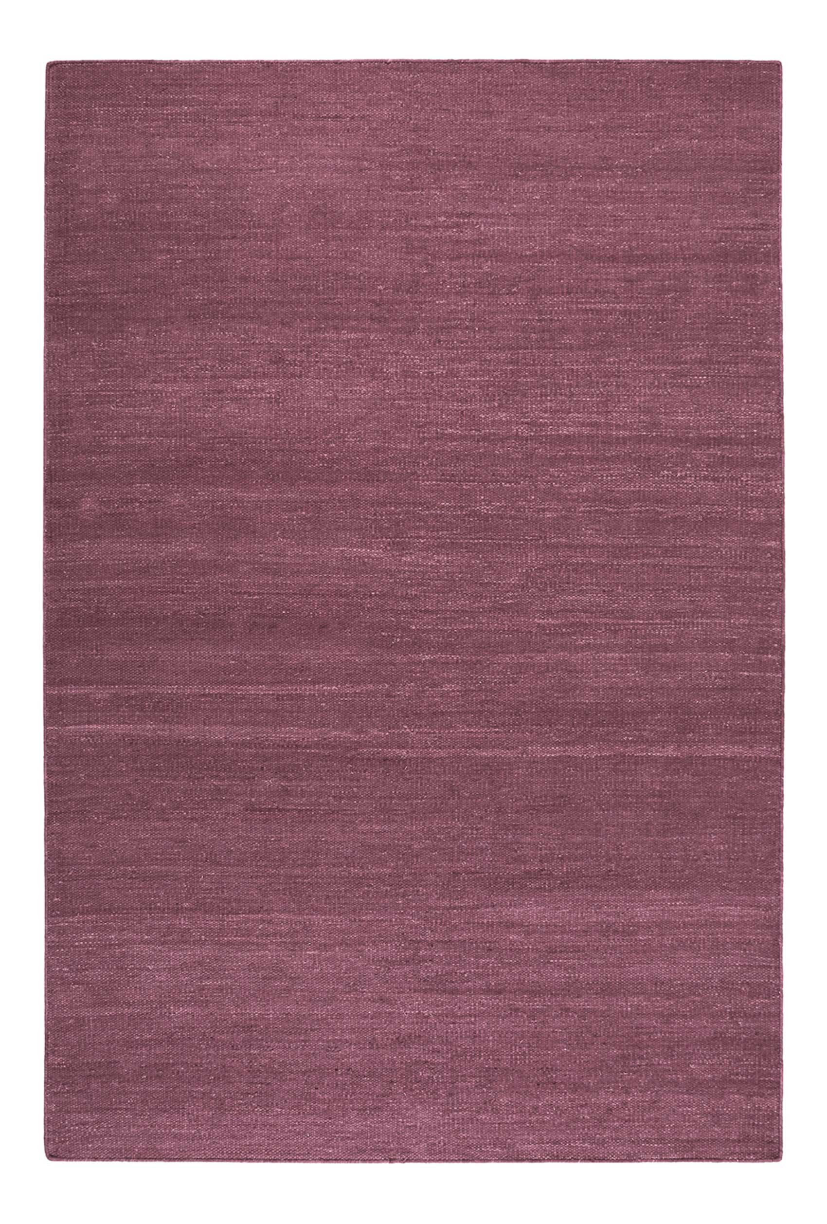 Esprit Kurzflor Teppich Flieder Rot aus Baumwolle » Rainbow Kelim « - Ansicht 1