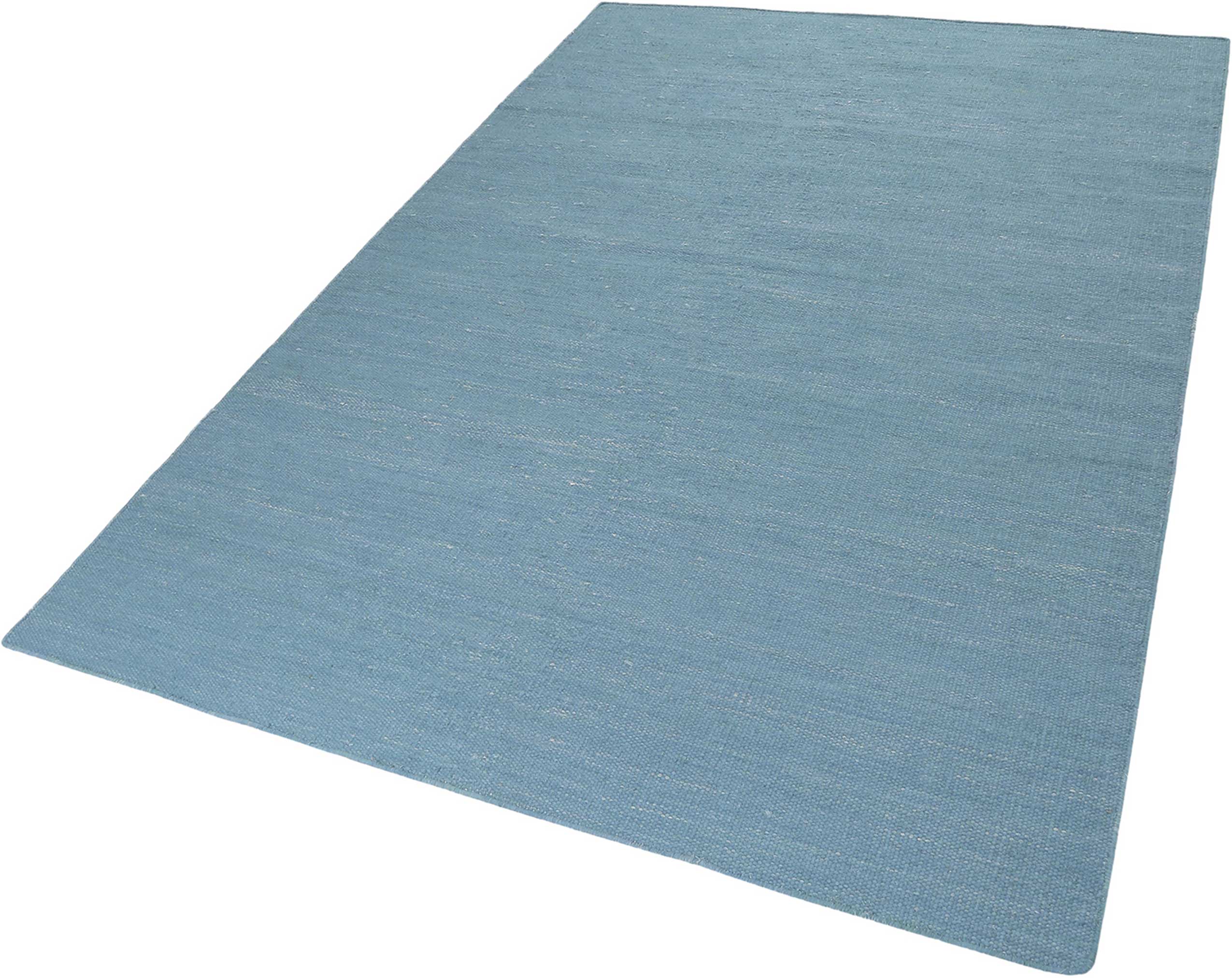 Esprit Kurzflor Teppich Türkis aus Baumwolle 