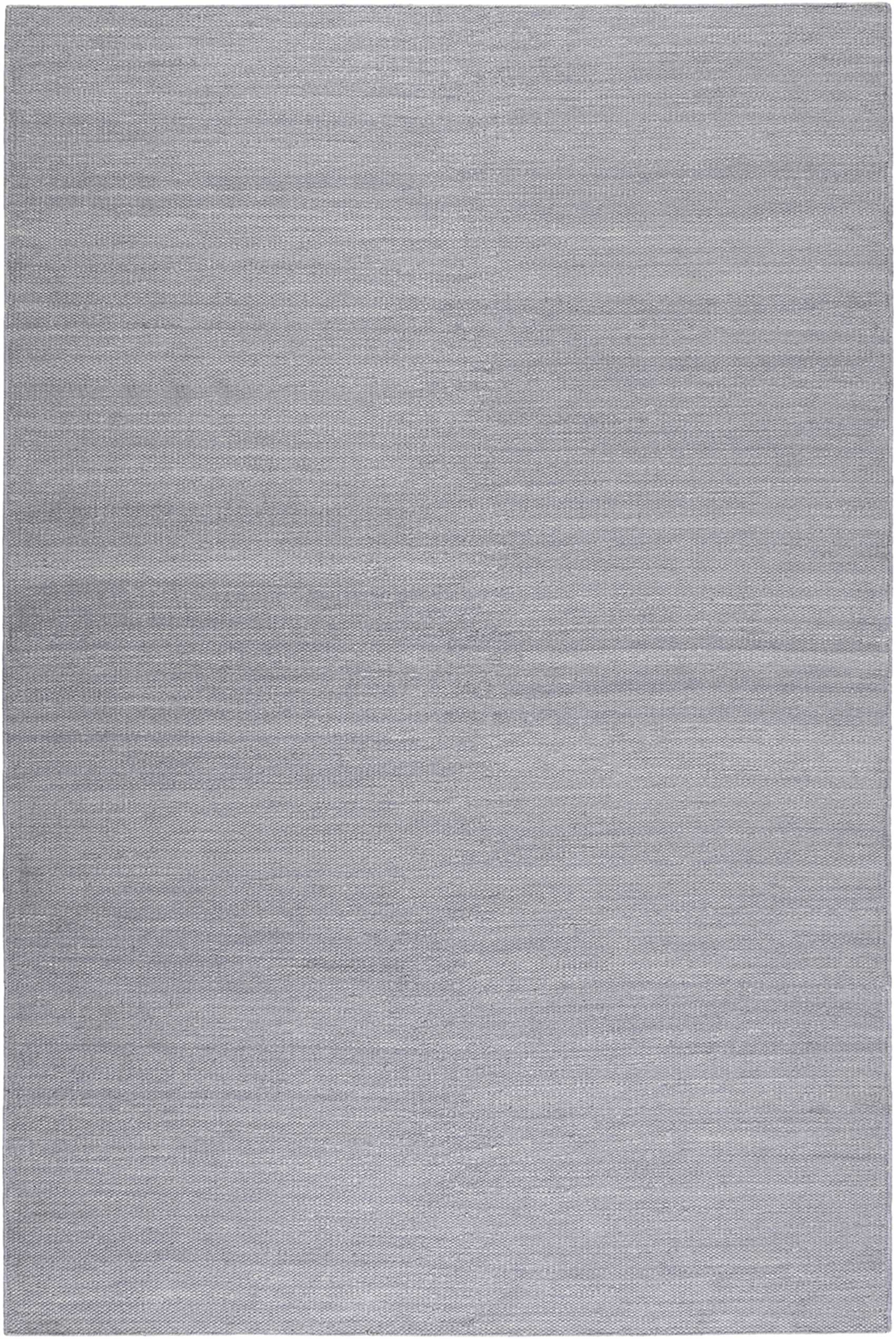 Esprit Kurzflor Teppich Grau aus Baumwolle » Rainbow Kelim « - Ansicht 1