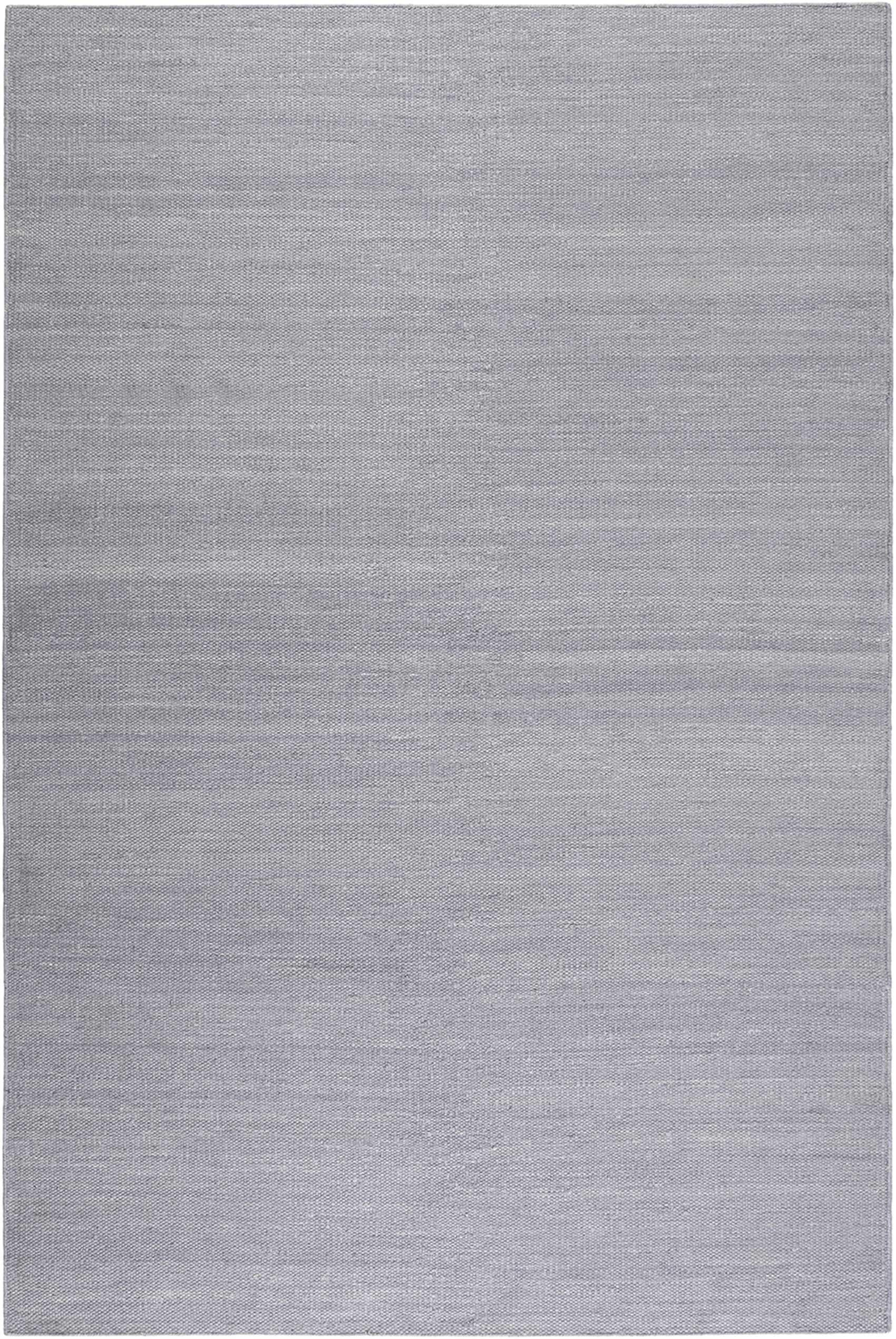 Esprit Kurzflor Teppich Grau aus Baumwolle 