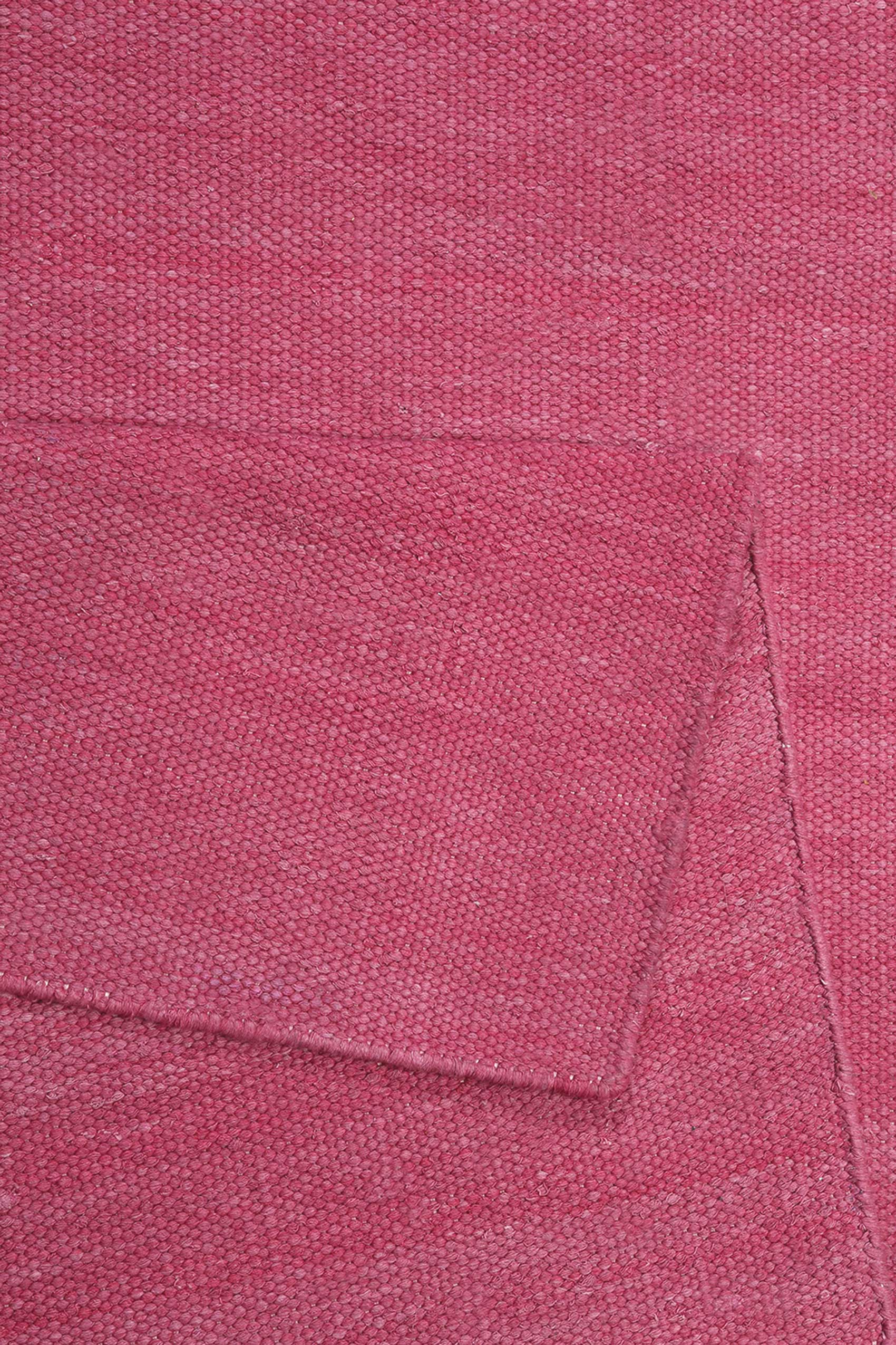 Esprit Kurzflor Teppich Pink aus Baumwolle » Rainbow Kelim « - Ansicht 3