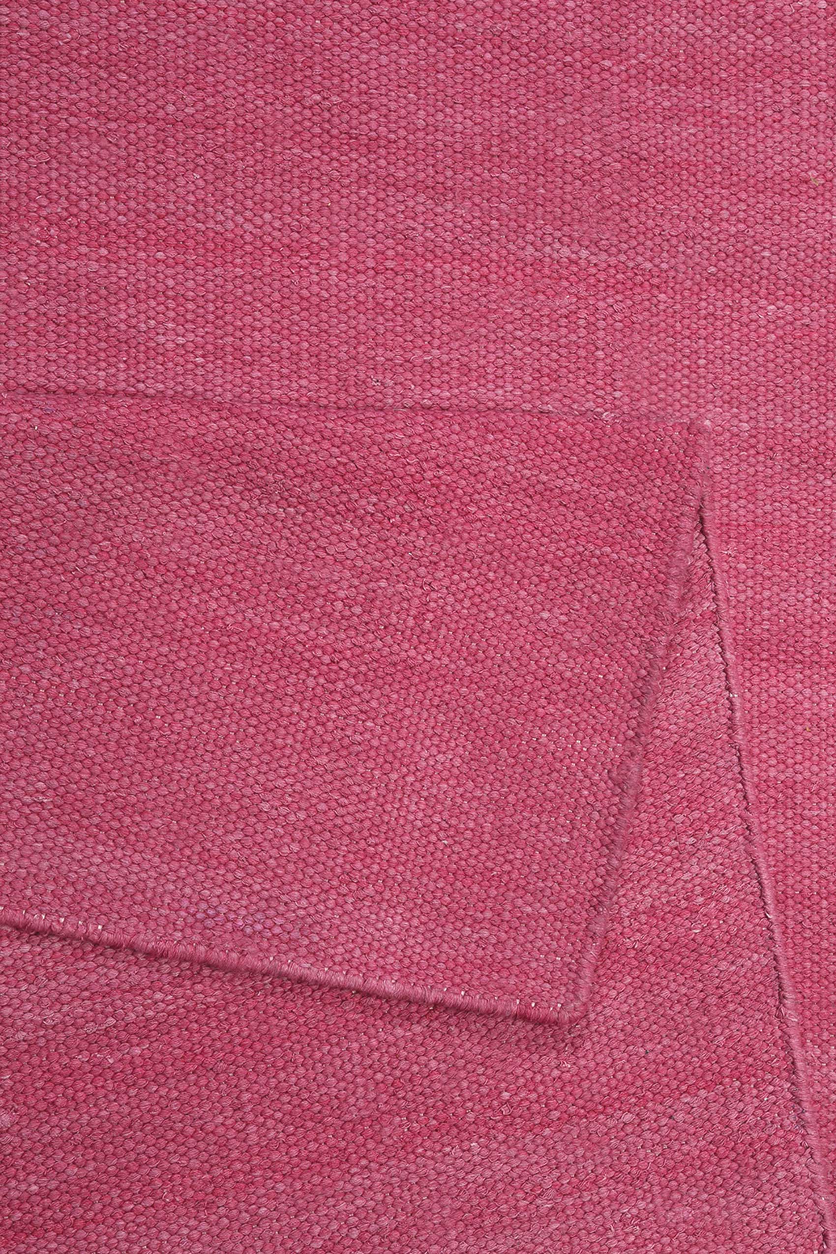 Esprit Kurzflor Teppich Pink aus Baumwolle 