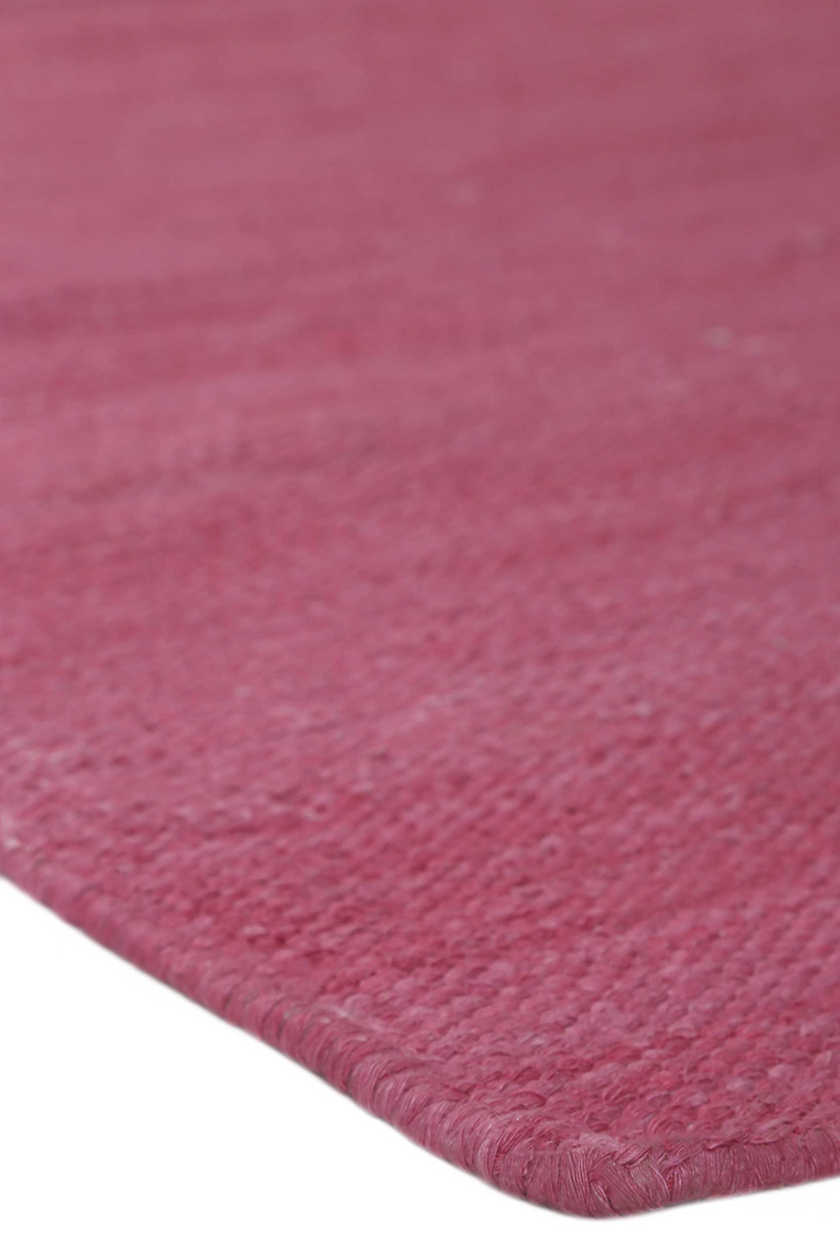 Esprit Kurzflor Teppich Pink aus Baumwolle » Rainbow Kelim « - Ansicht 4