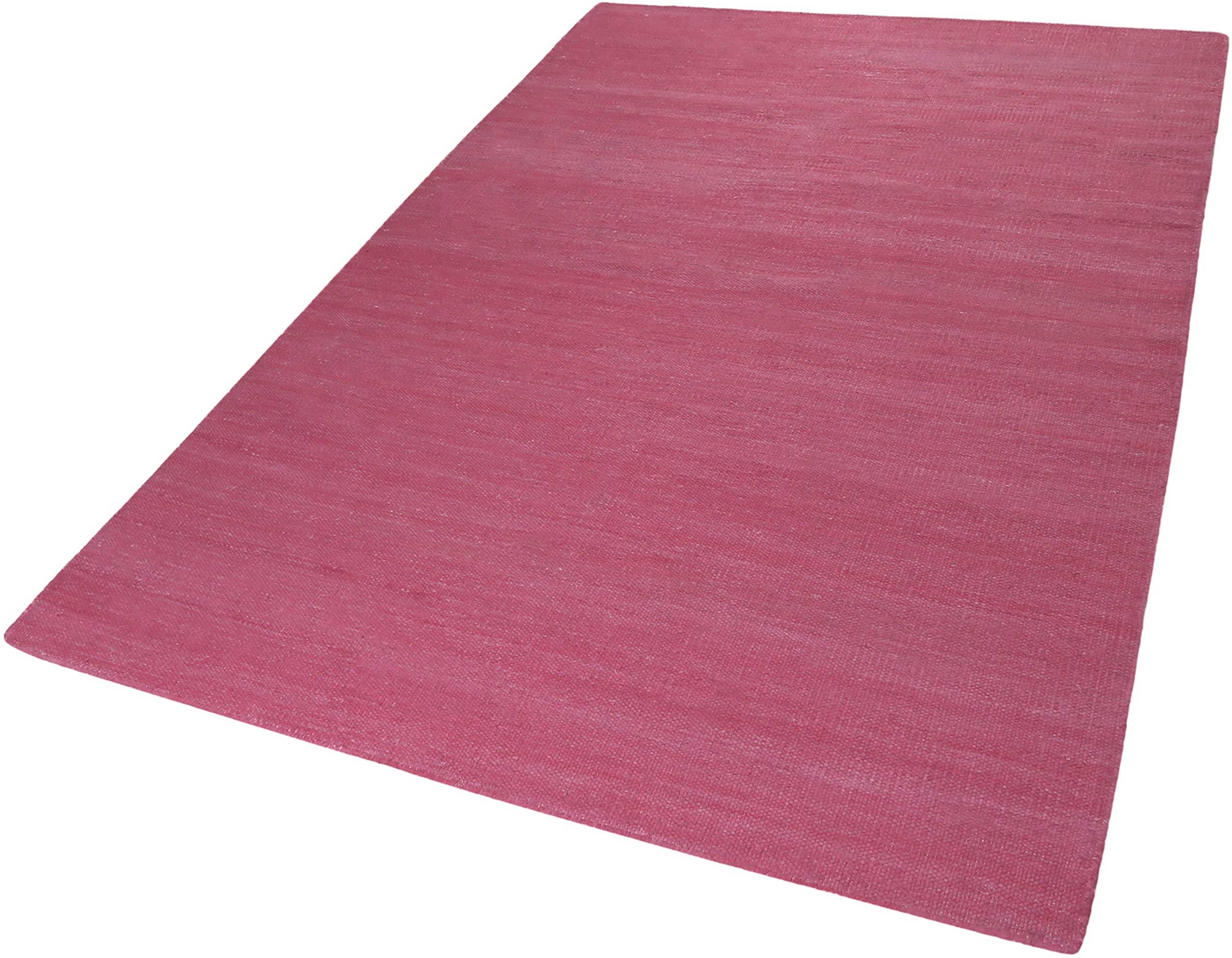 Esprit Kurzflor Teppich Pink aus Baumwolle » Rainbow Kelim « - Ansicht 2