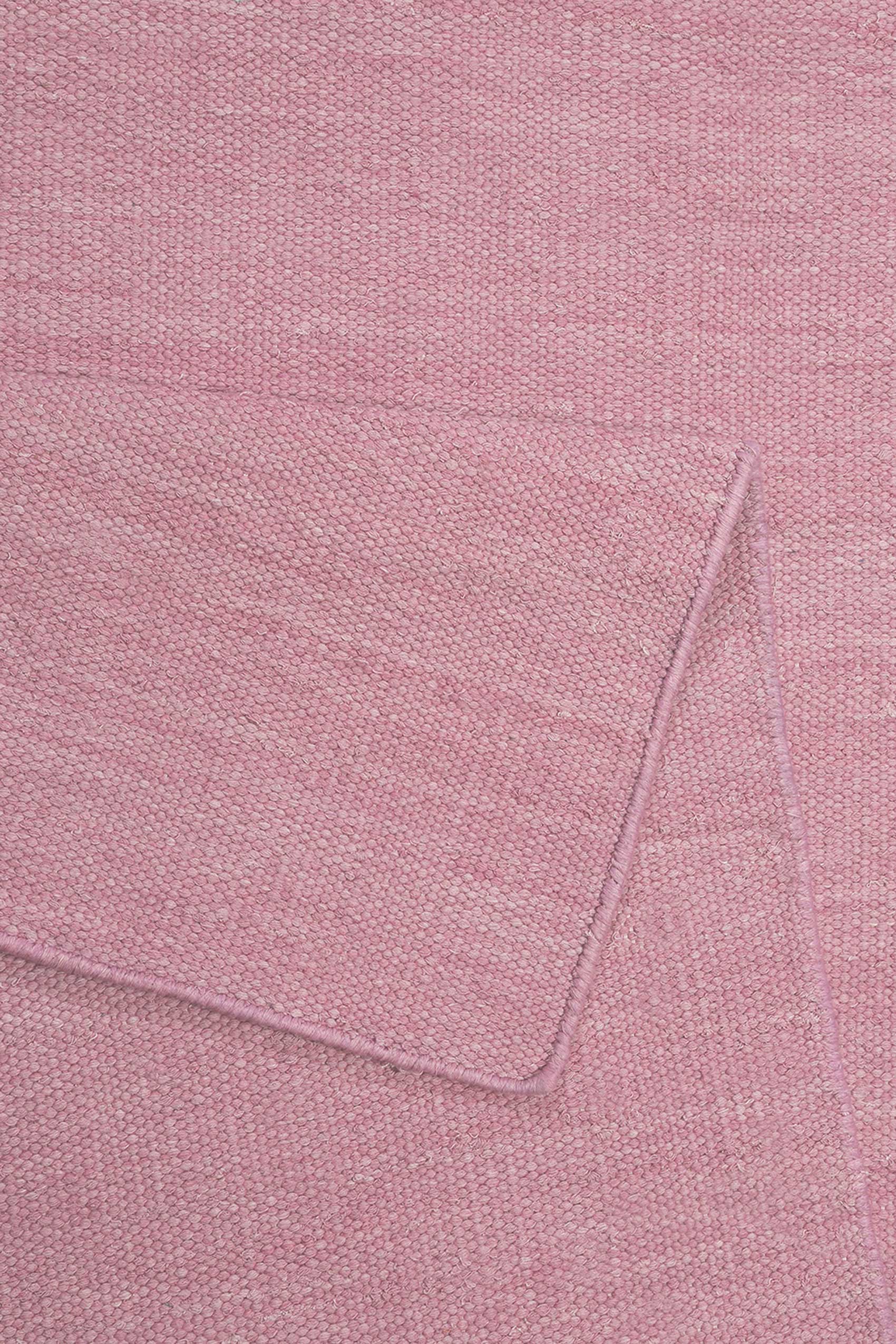 Esprit Kurzflor Teppich Rosa aus Baumwolle » Rainbow Kelim « - Ansicht 3