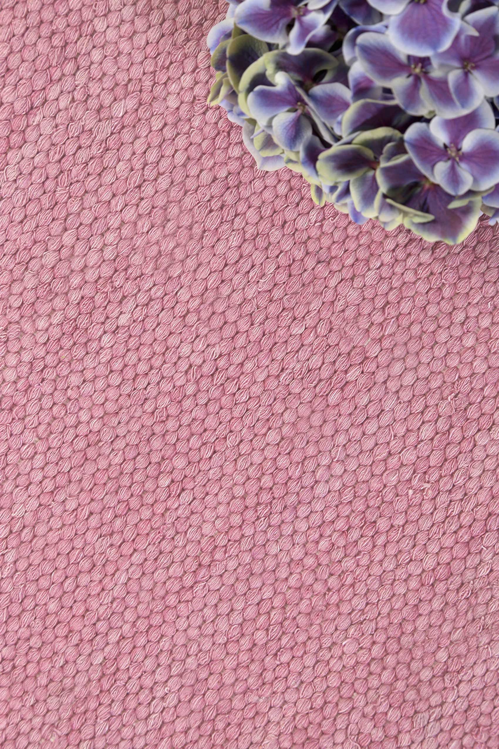 Esprit Kurzflor Teppich Rosa aus Baumwolle » Rainbow Kelim « - Ansicht 5