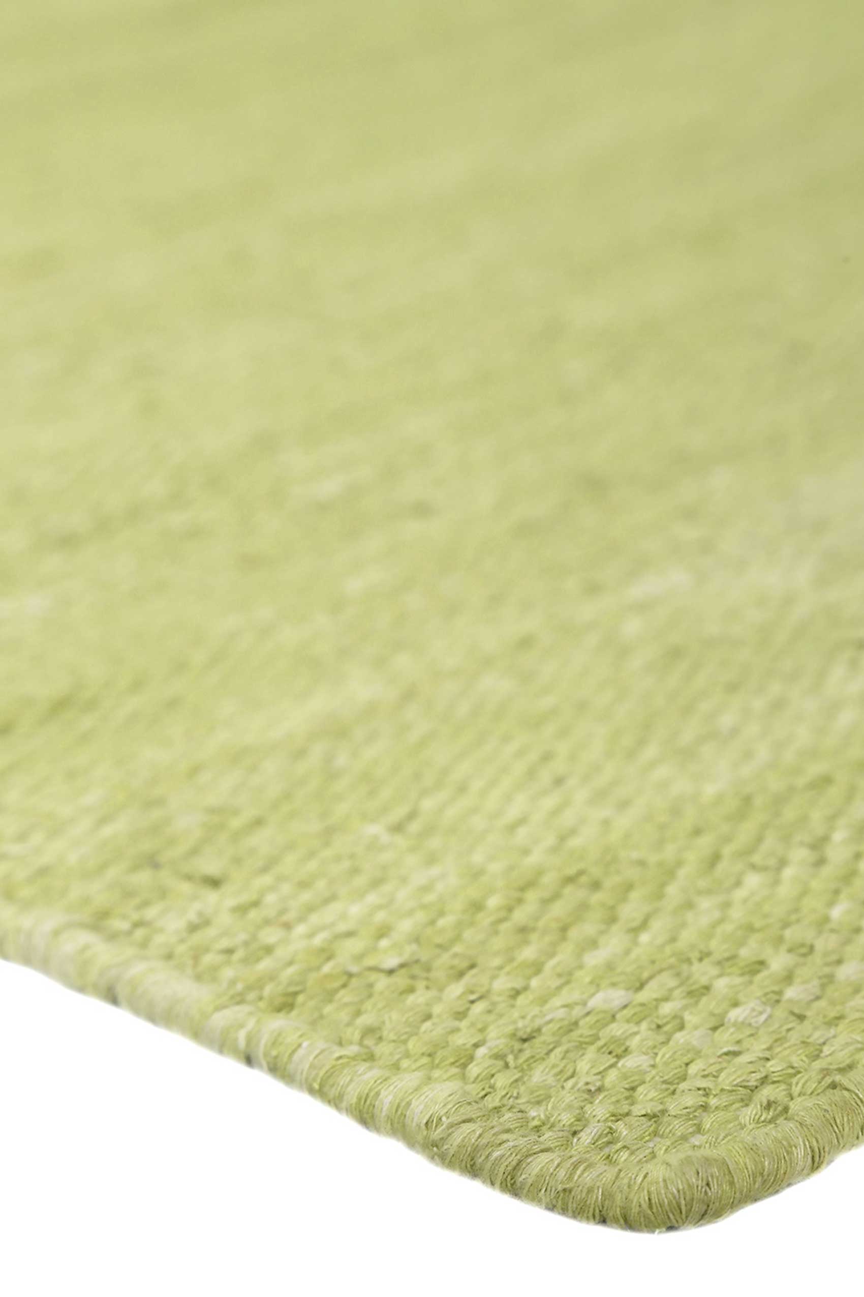Esprit Kurzflor Teppich Grün aus Baumwolle » Rainbow Kelim « - Ansicht 4