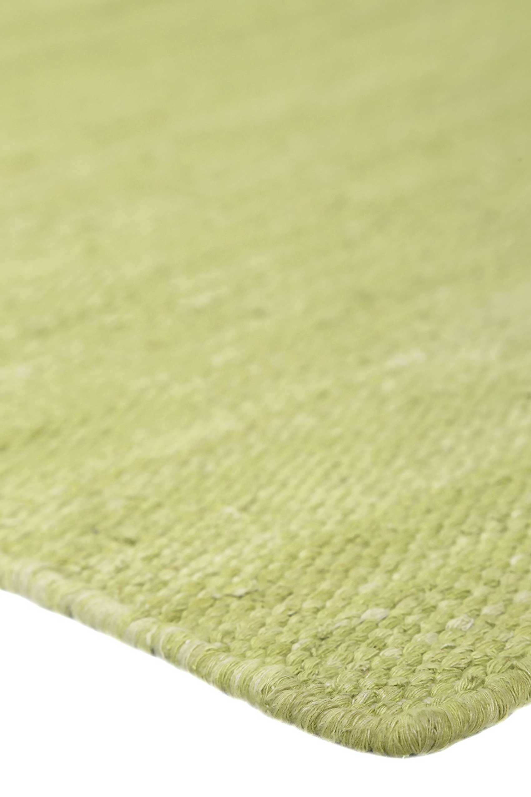 Esprit Kurzflor Teppich Grün aus Baumwolle 