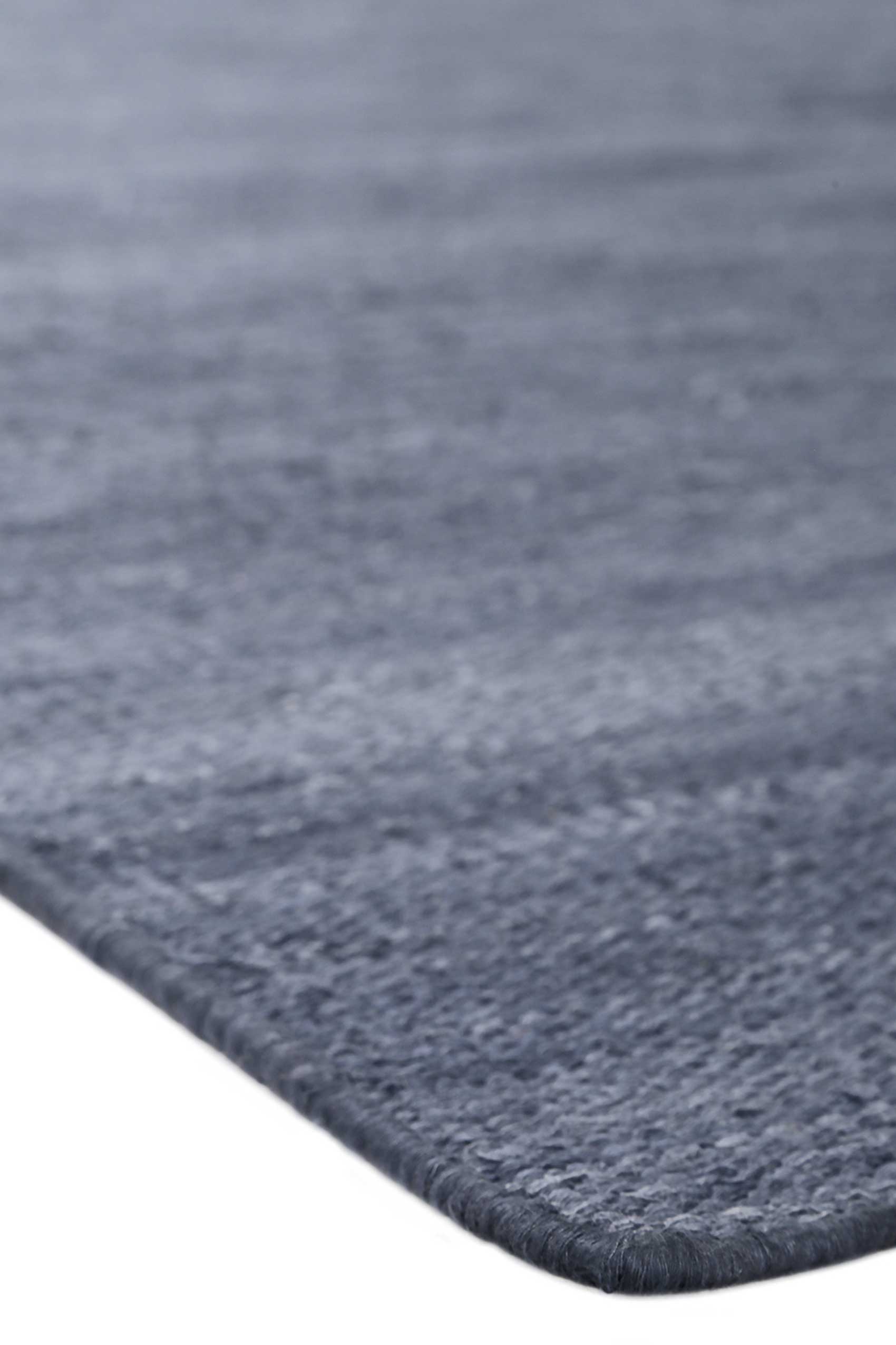 Esprit Kurzflor Teppich Blau Grau aus Baumwolle » Rainbow Kelim « - Ansicht 4