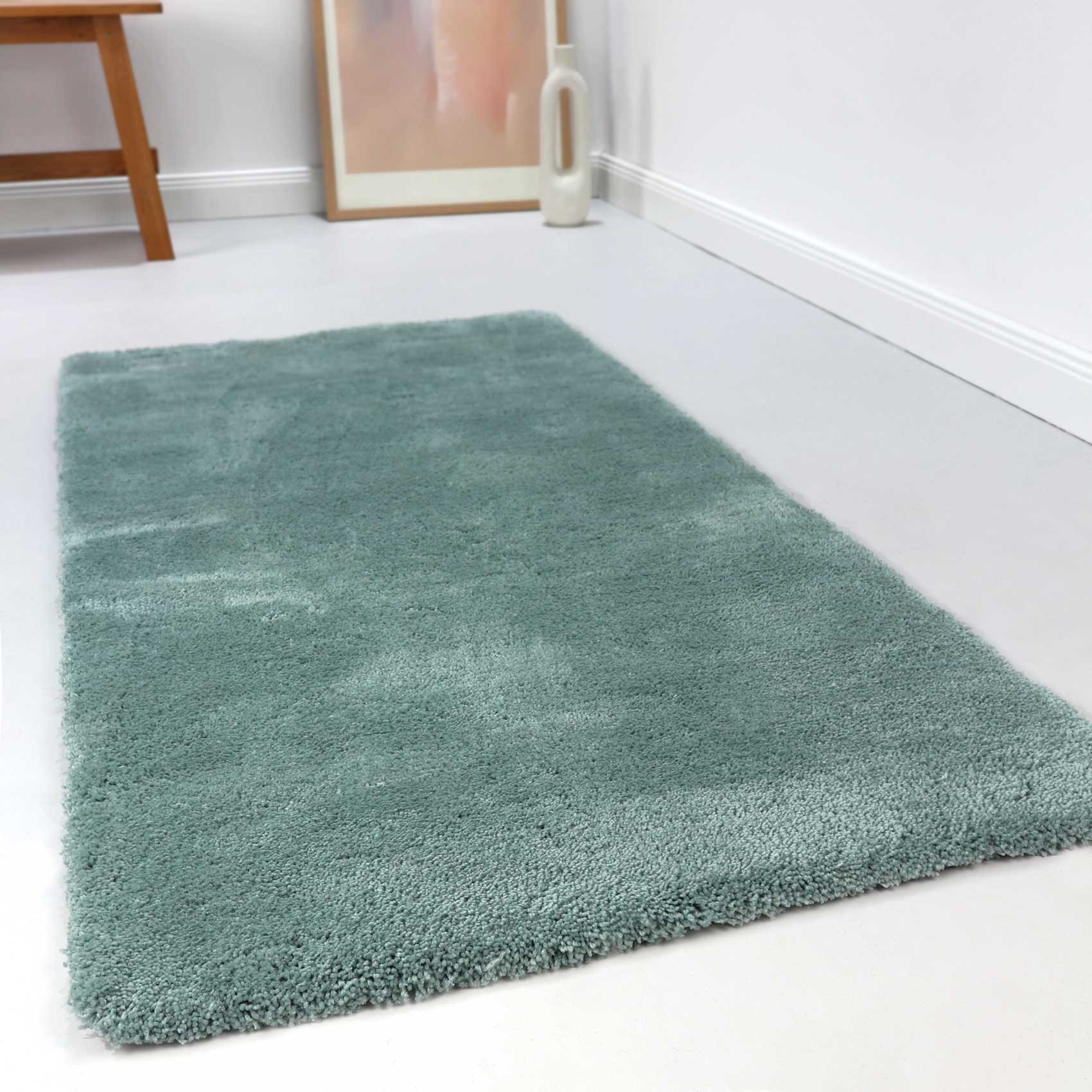 Esprit Teppich Mintgrün Hochflor 