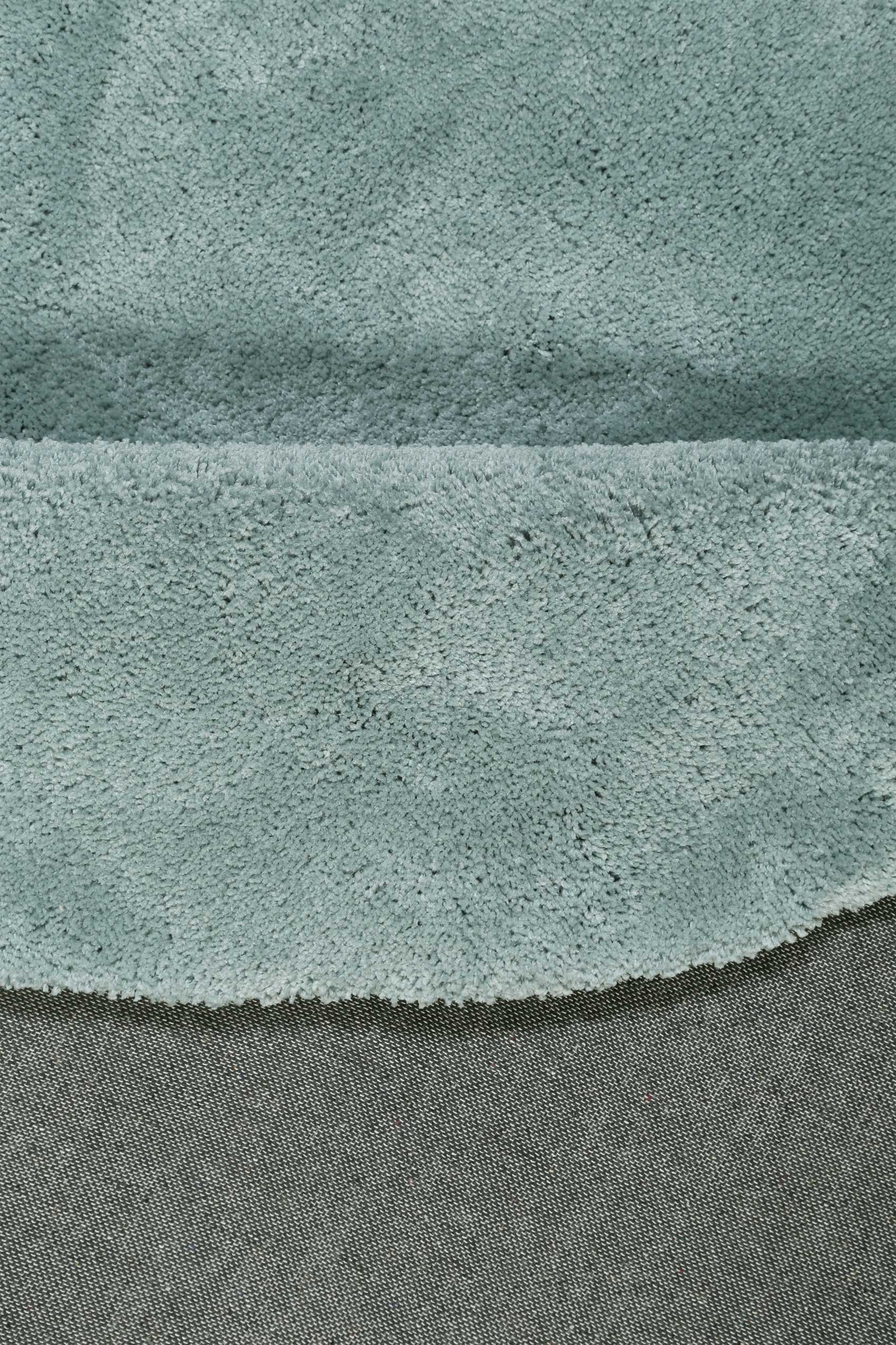 Esprit Teppich Rund Mintgrün Hochflor 