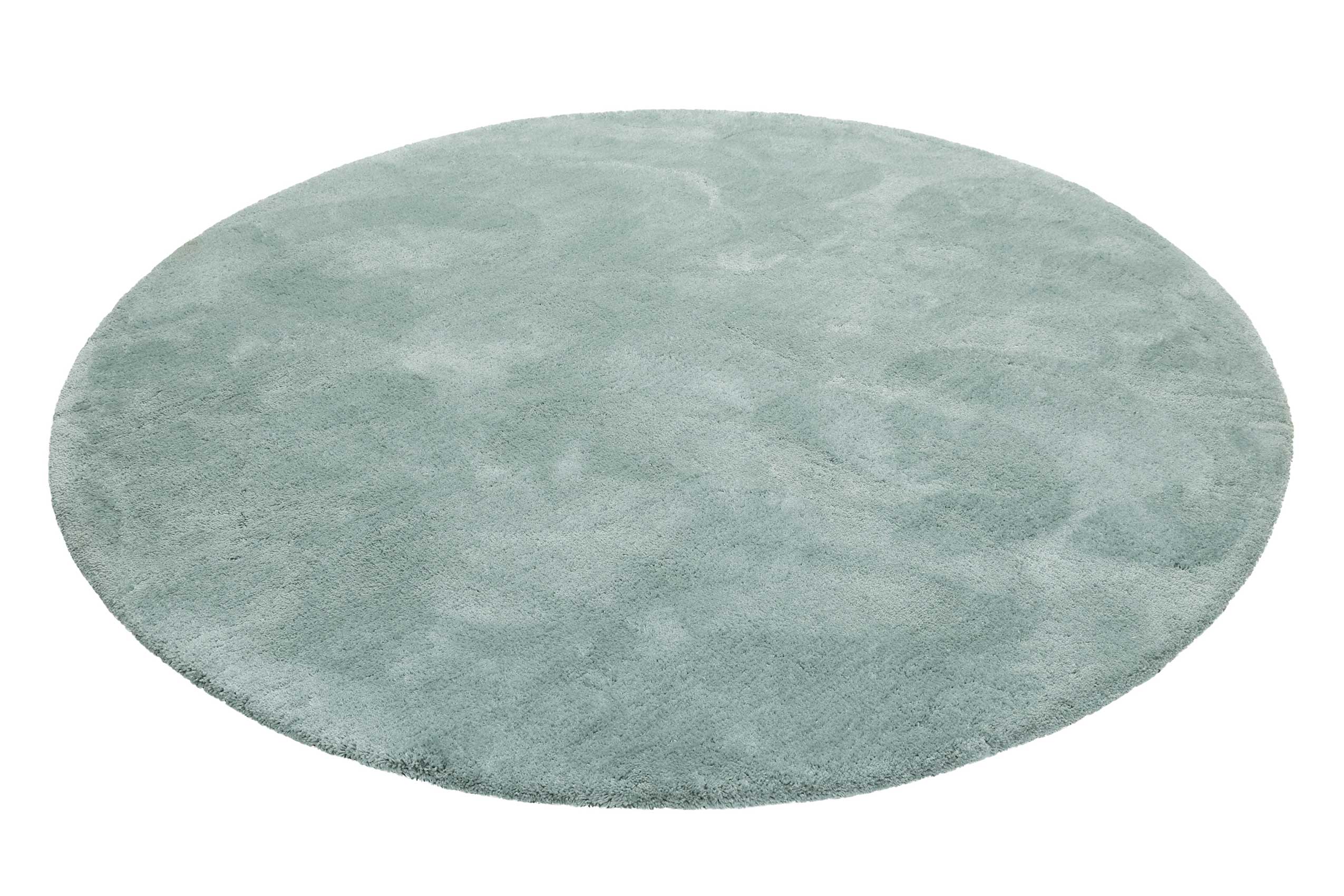 Esprit Teppich Rund Mintgrün Hochflor 