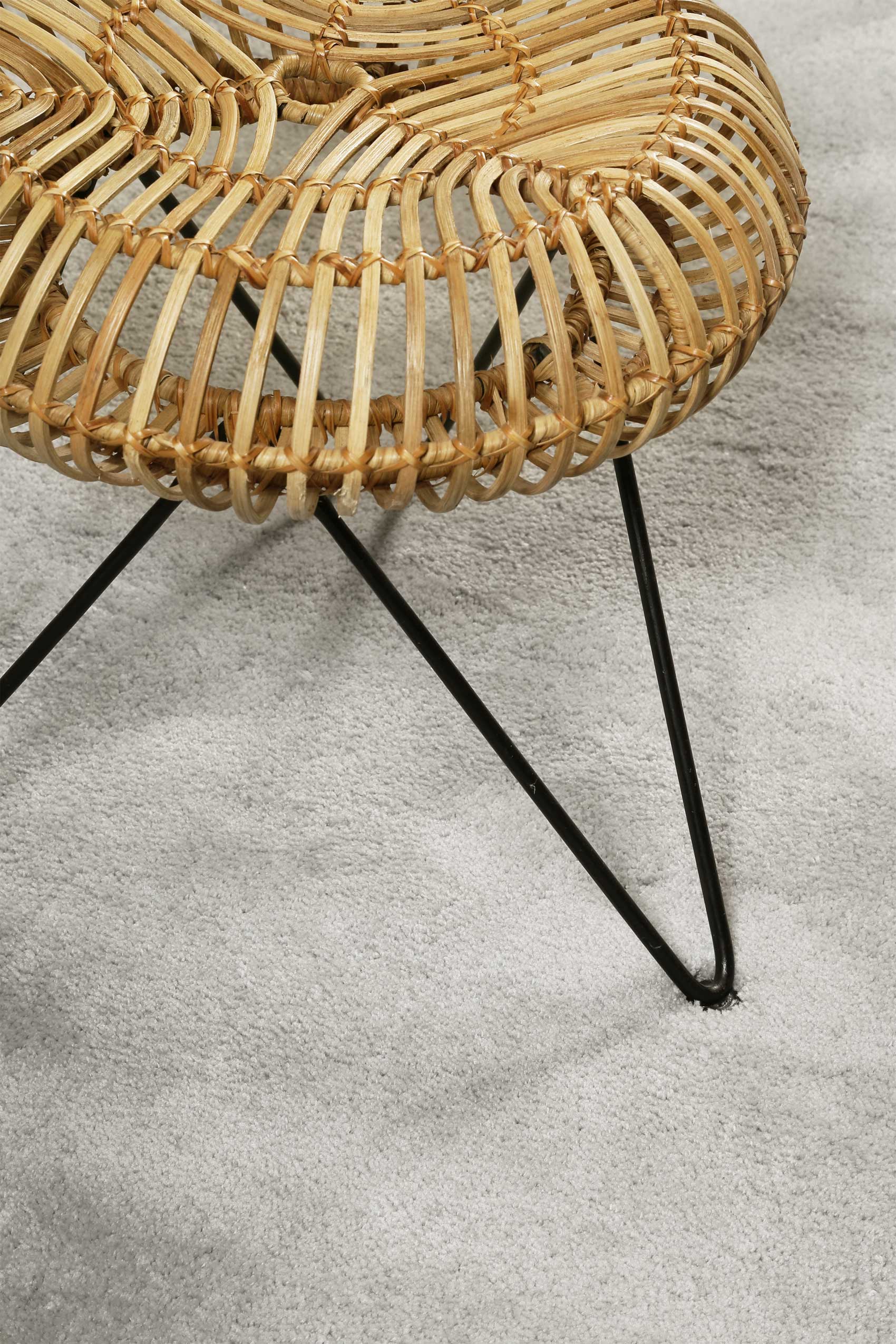 Esprit Teppich Hellgrau Creme Hochflor 