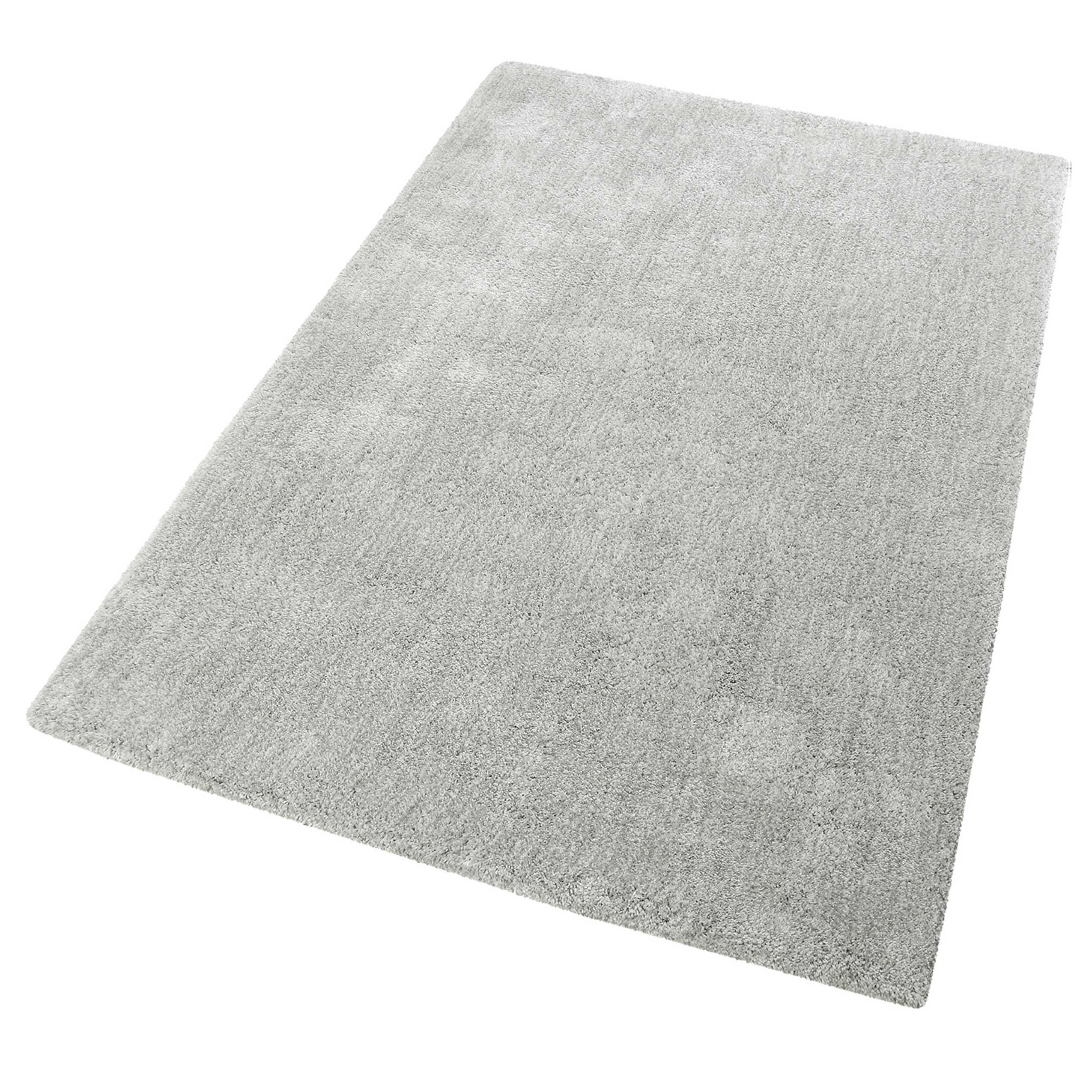 Esprit Teppich Hellgrau Creme meliert Hochflor 