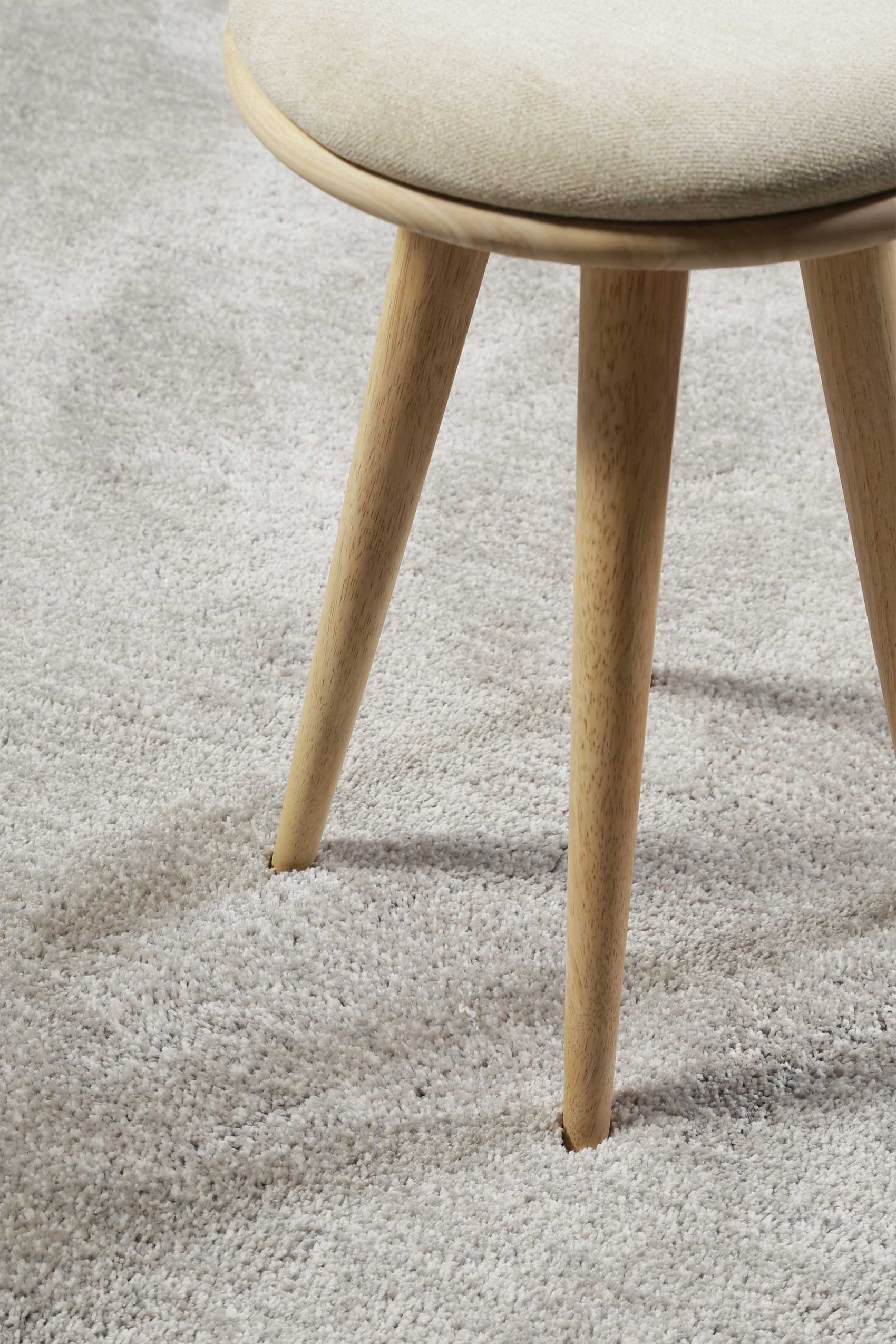 Esprit Teppich Hellgrau Creme meliert Hochflor 