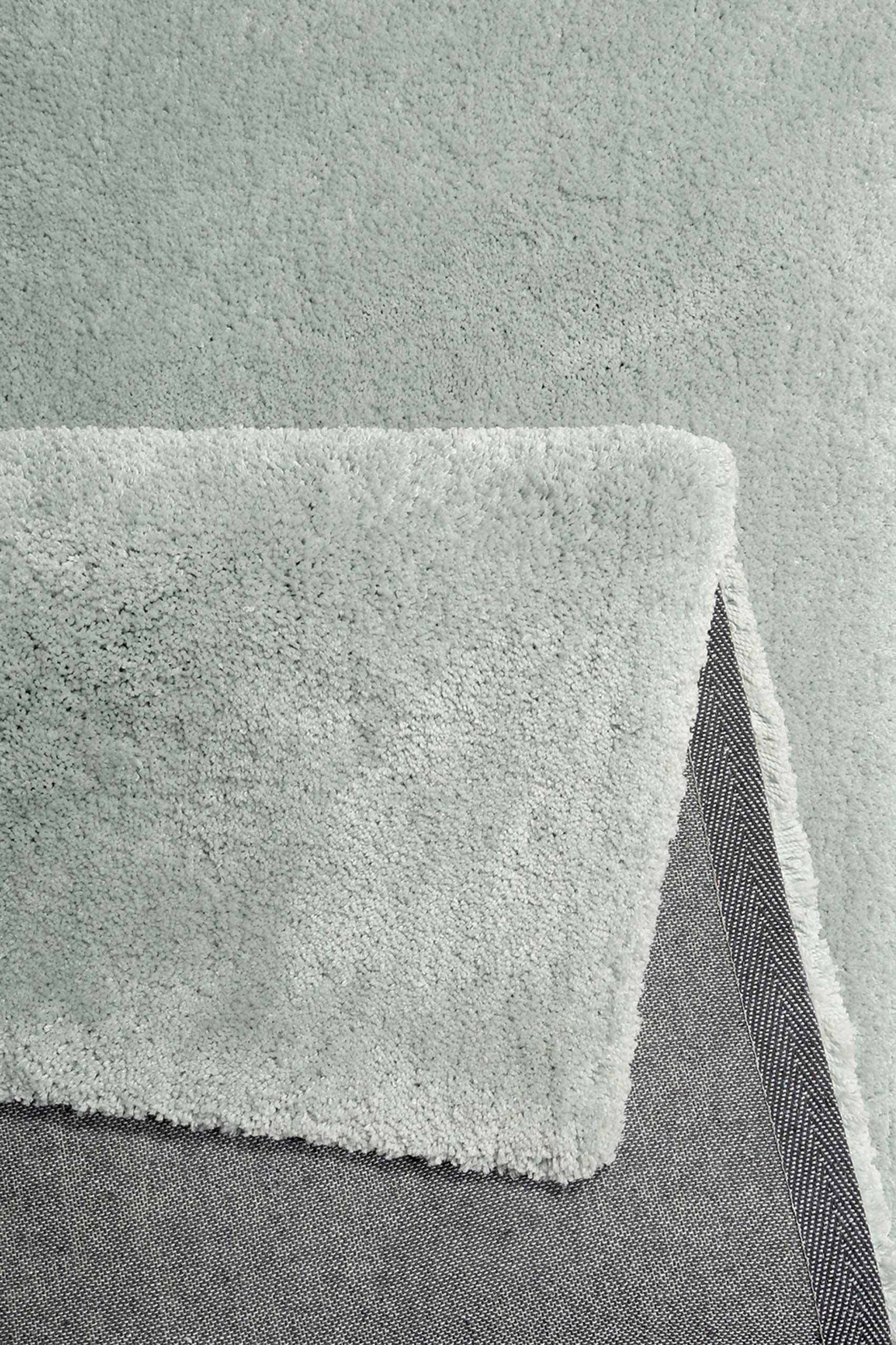 Esprit Teppich Hellgrau Grün Hochflor 